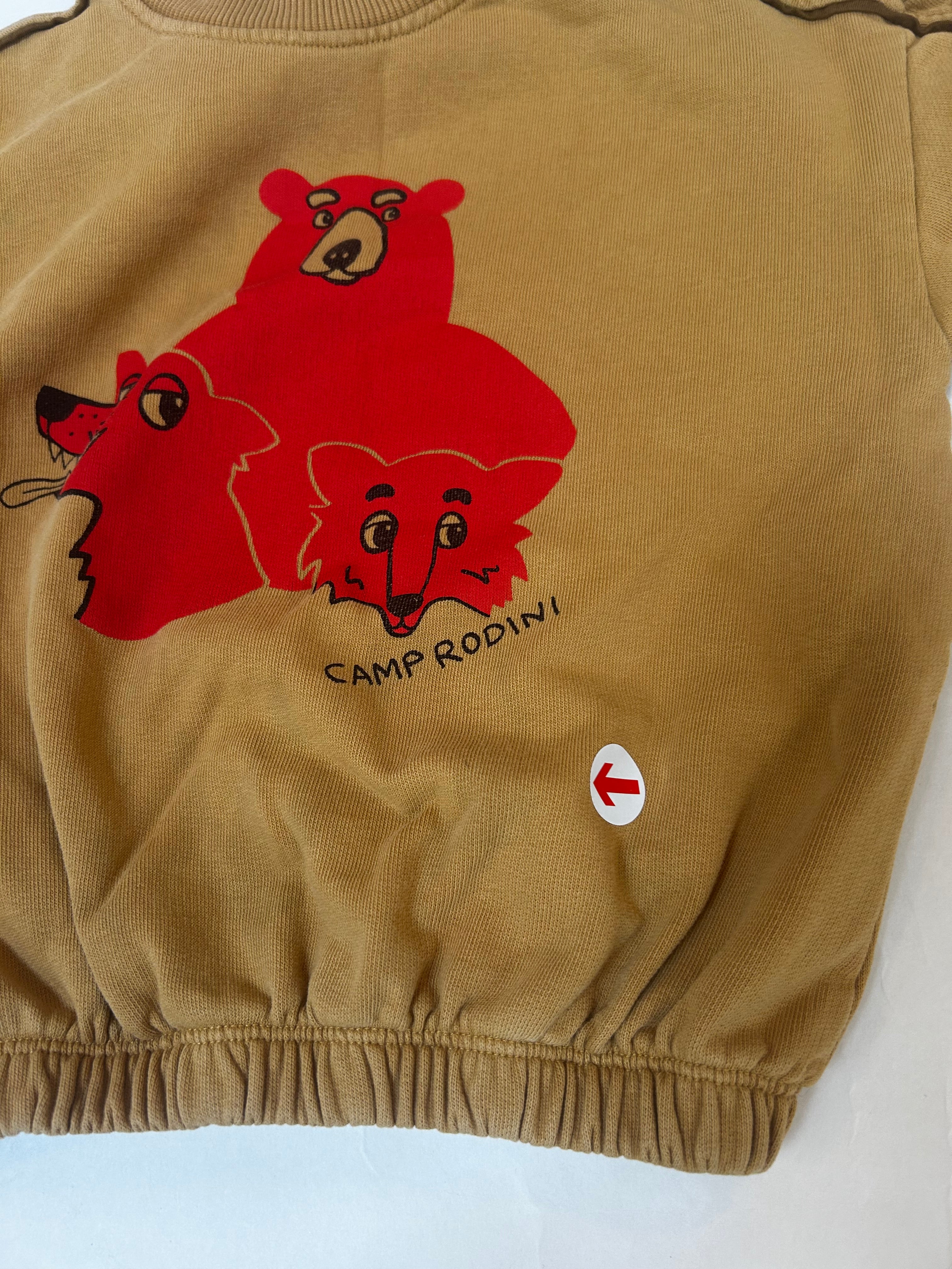 Mini Rodini Camp Rodini Mustard Jumper