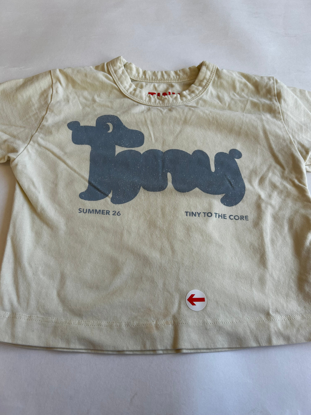 Tiny Cottons Yellow tiny dog graphic tee