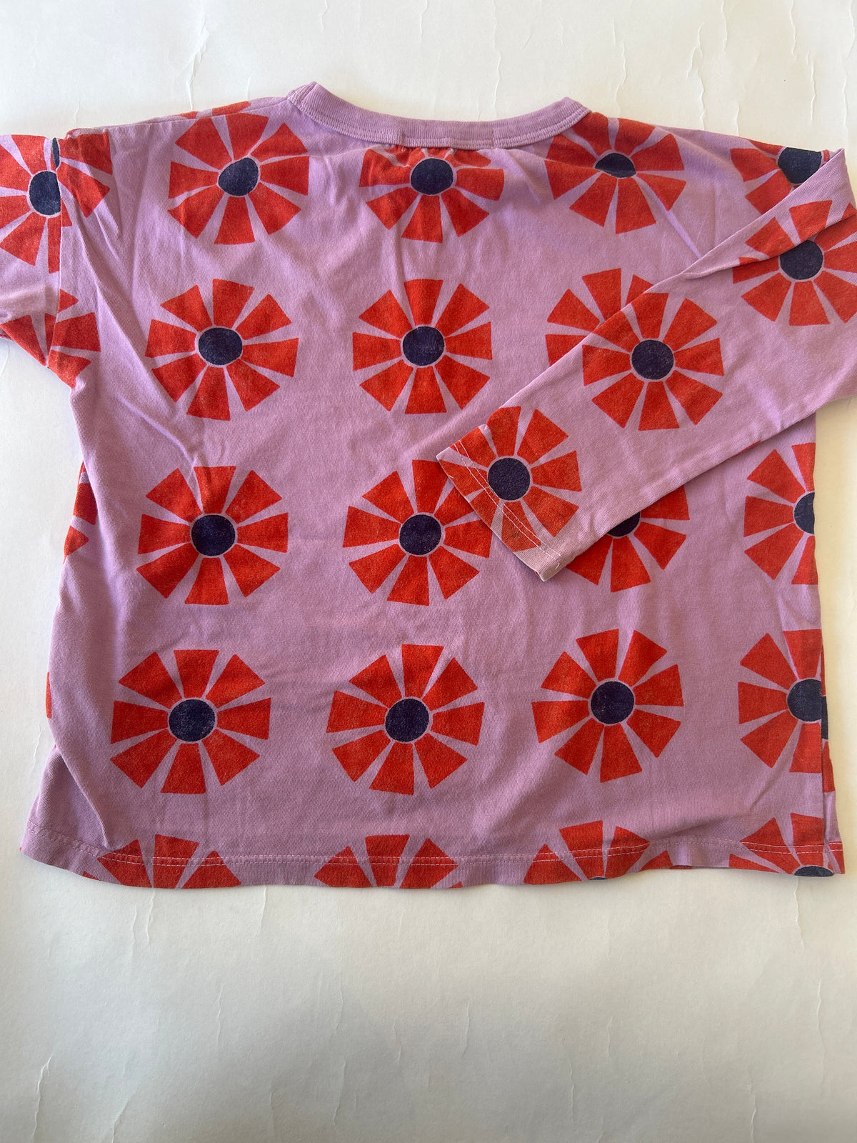 Bobo Choses Pink kaleidoscope long sleeve t-shirt