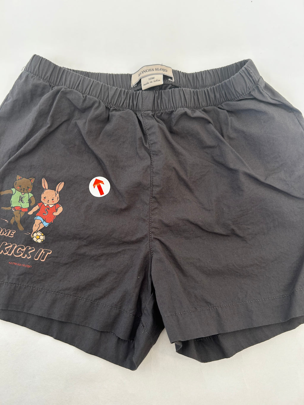 Konges Slojd Dark grey motif shorts