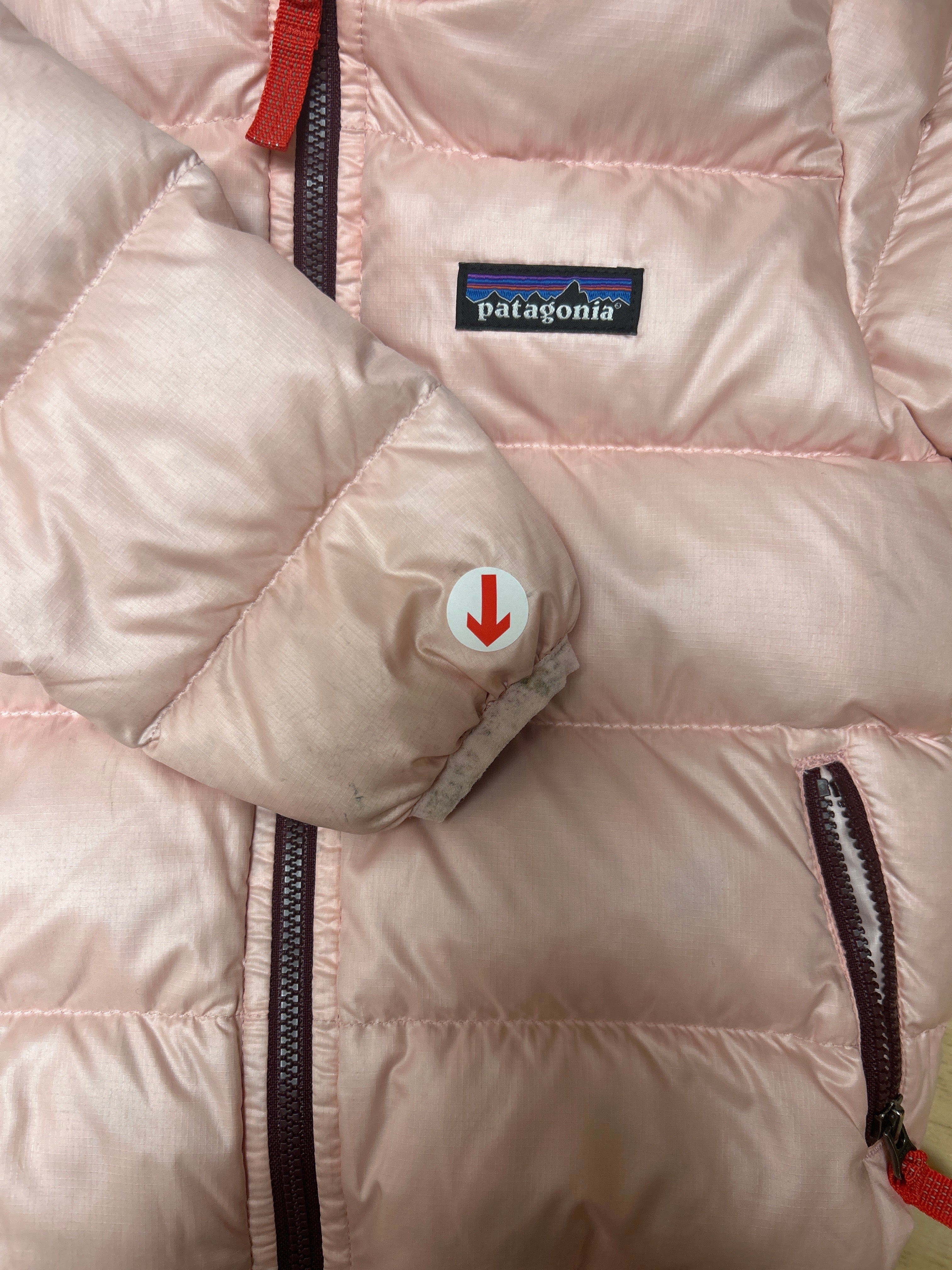 PATAGONIA Pink recycled down puffer