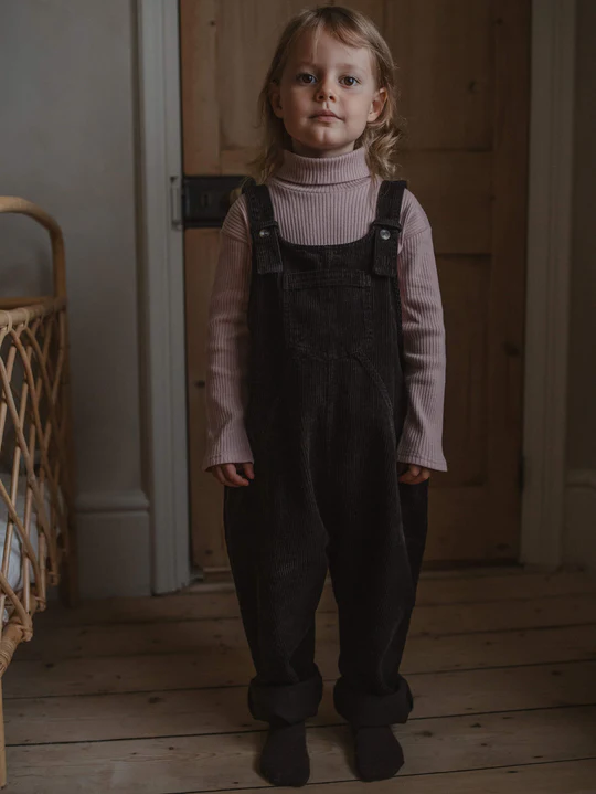 The Simple Folk Brown corduroy dungarees