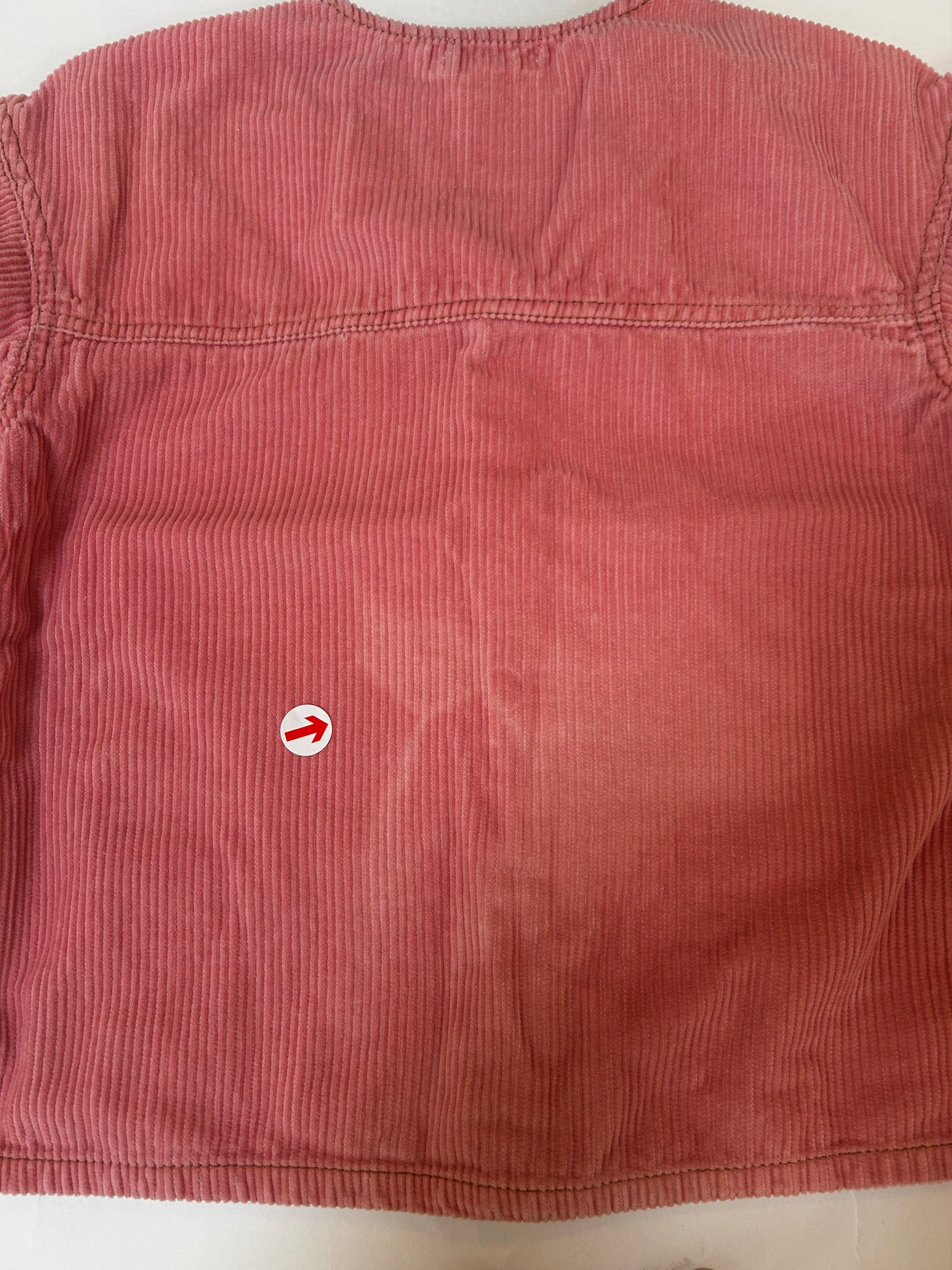 Tiny Cottons Pink corduroy button down dress