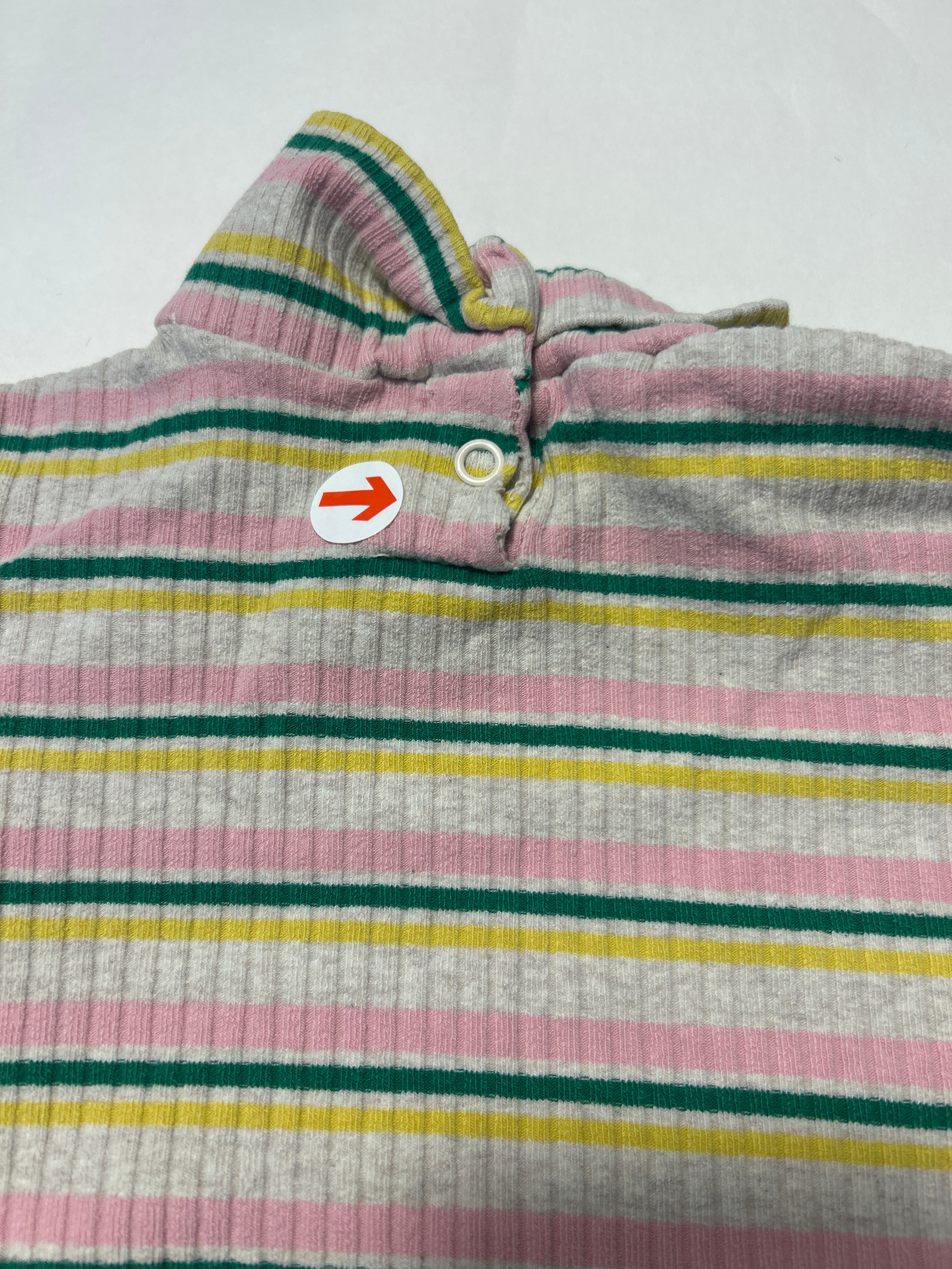 Bobo Choses Striped turtle neck t-shirt
