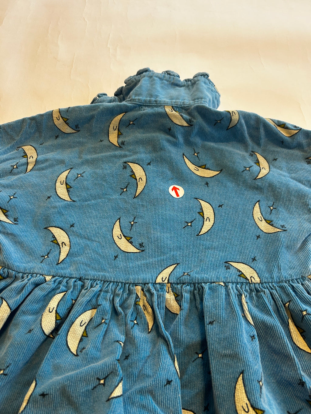 Bobo Choses Blue beneath the moon woven dress