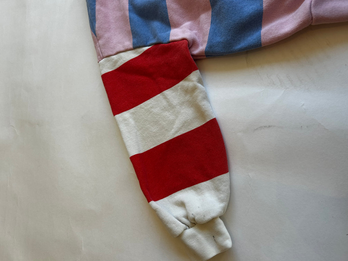 Wynken Candy pink stripe sweatshirt