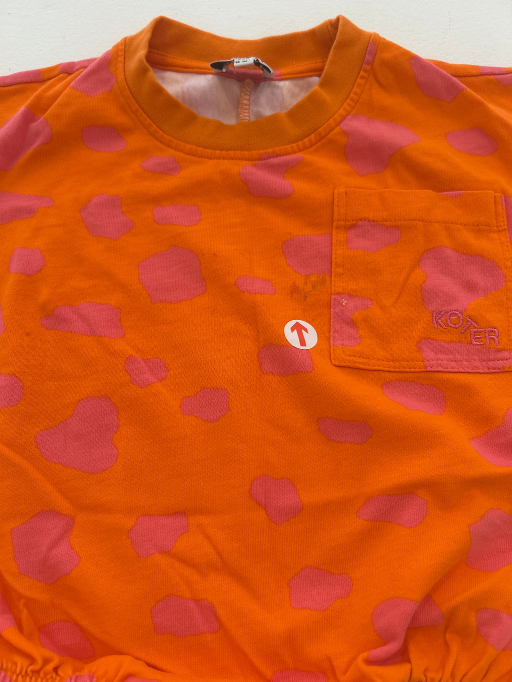 Studio Koter Orange dot short romper