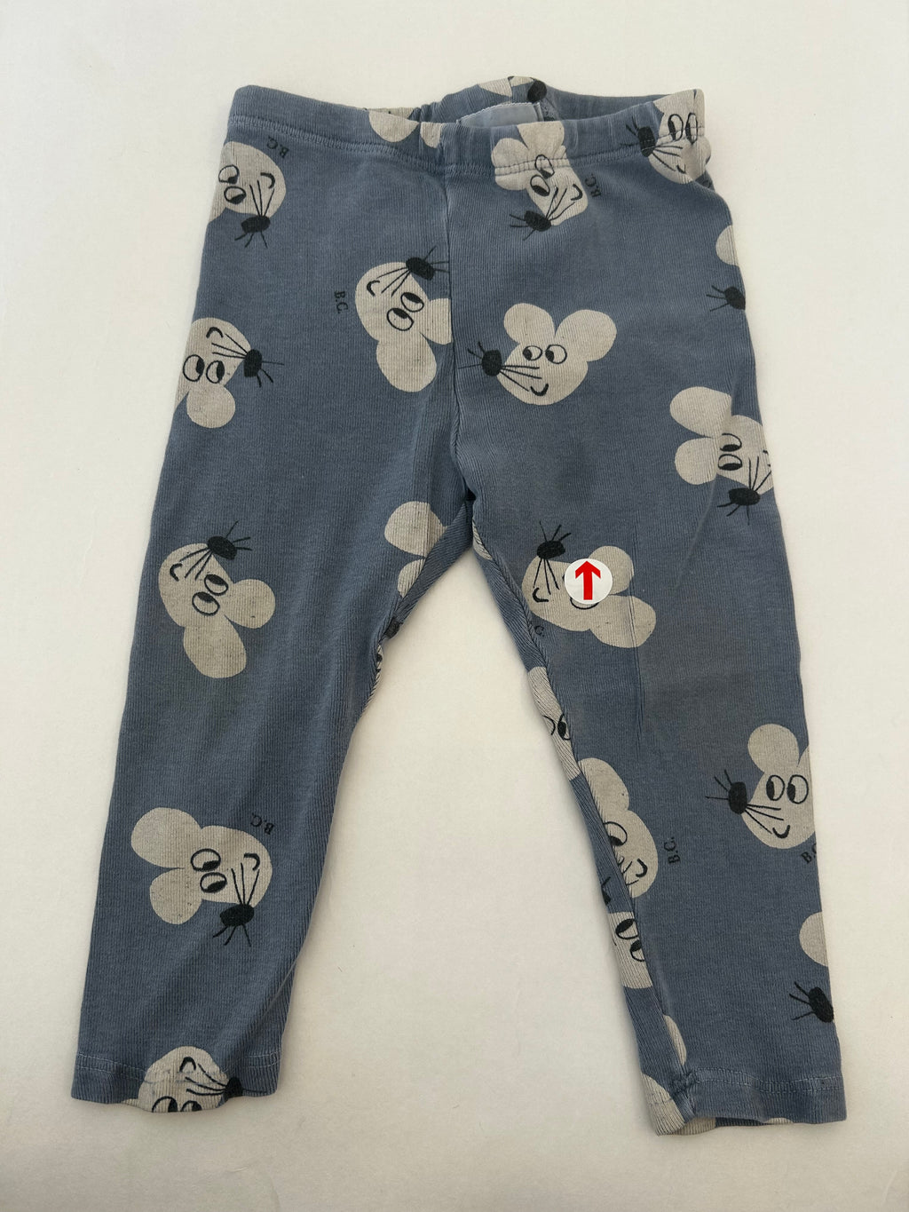 Bobo Choses Blue mouse print leggings