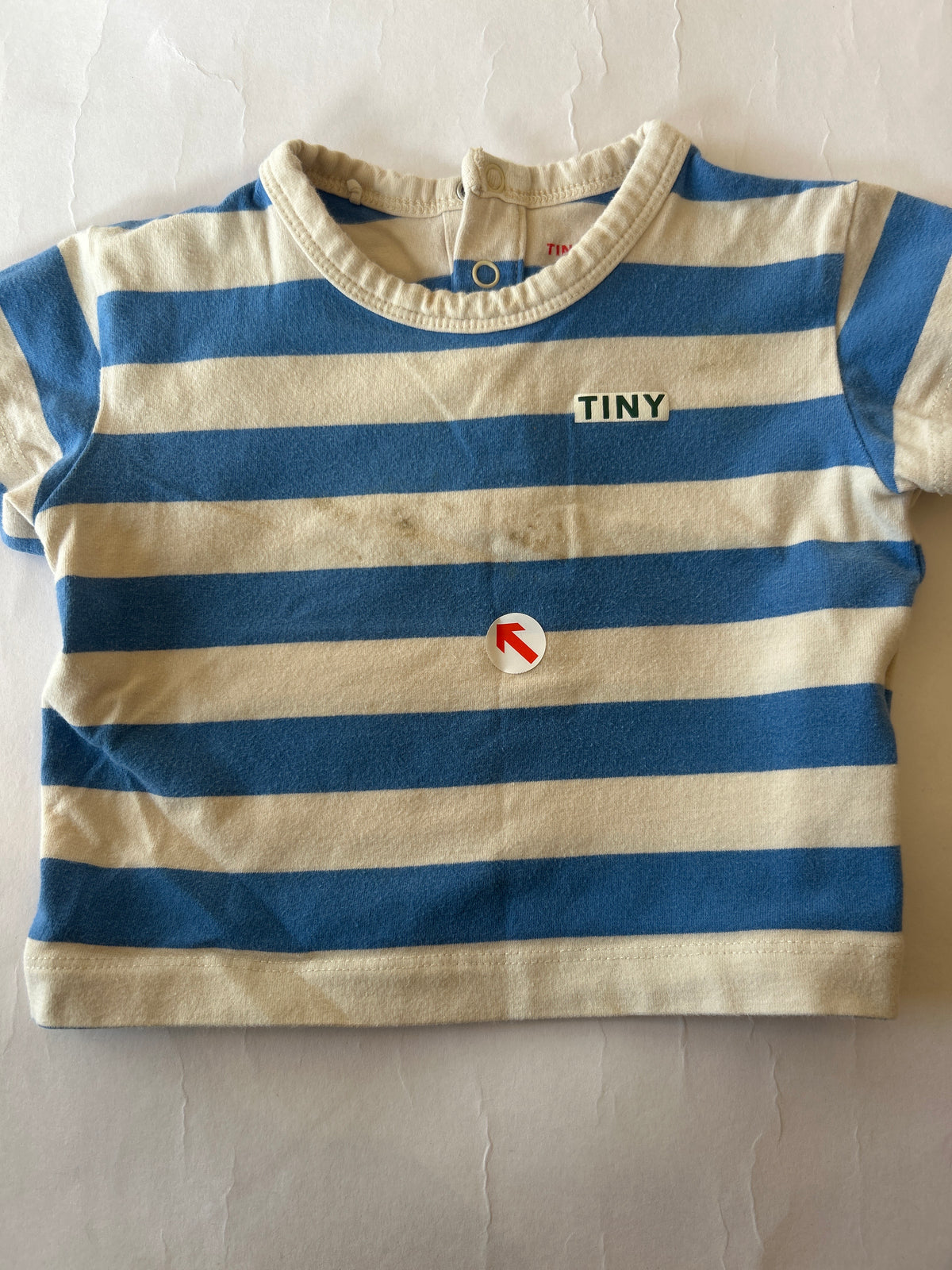Tiny Cottons Pima cotton bold stripe tee