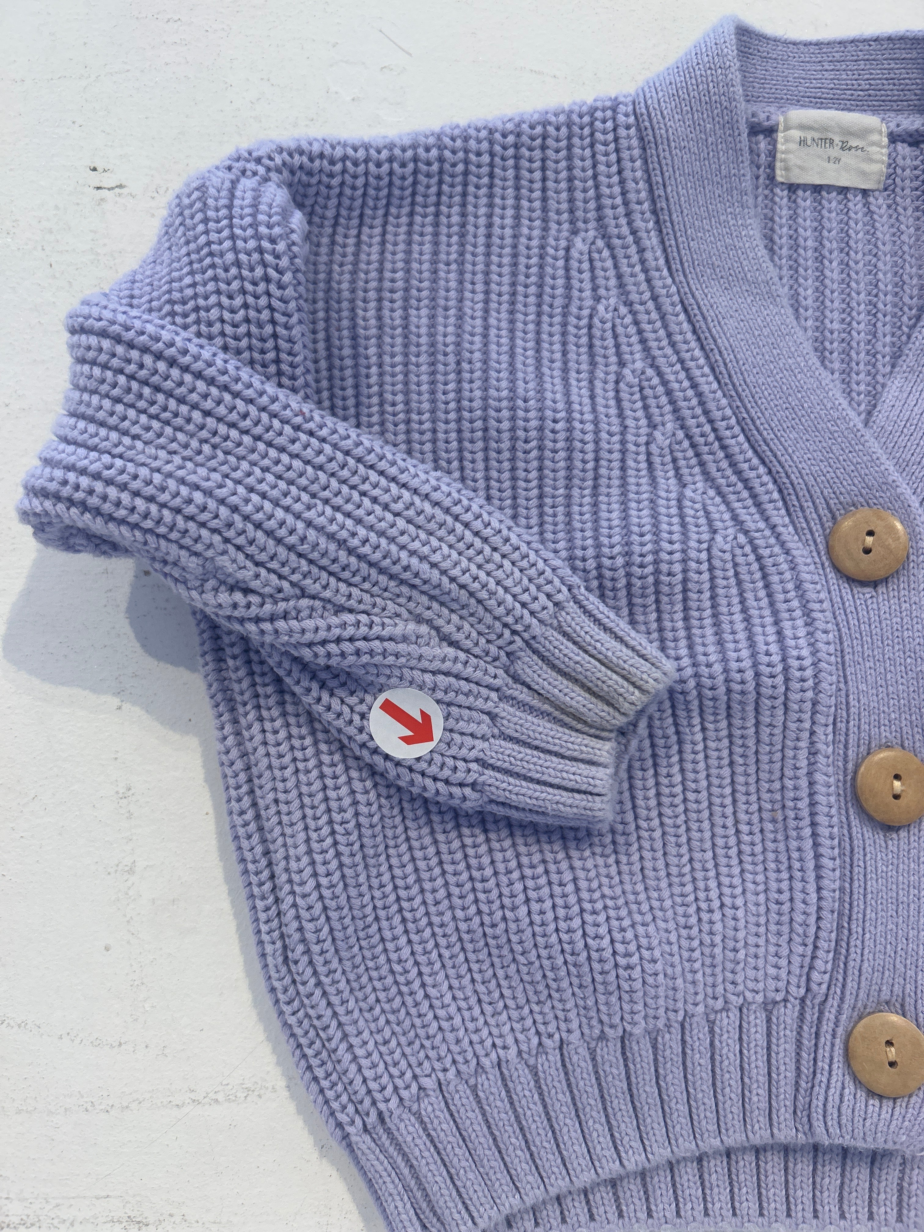 Hunter + Rose Lilac avery cardigan