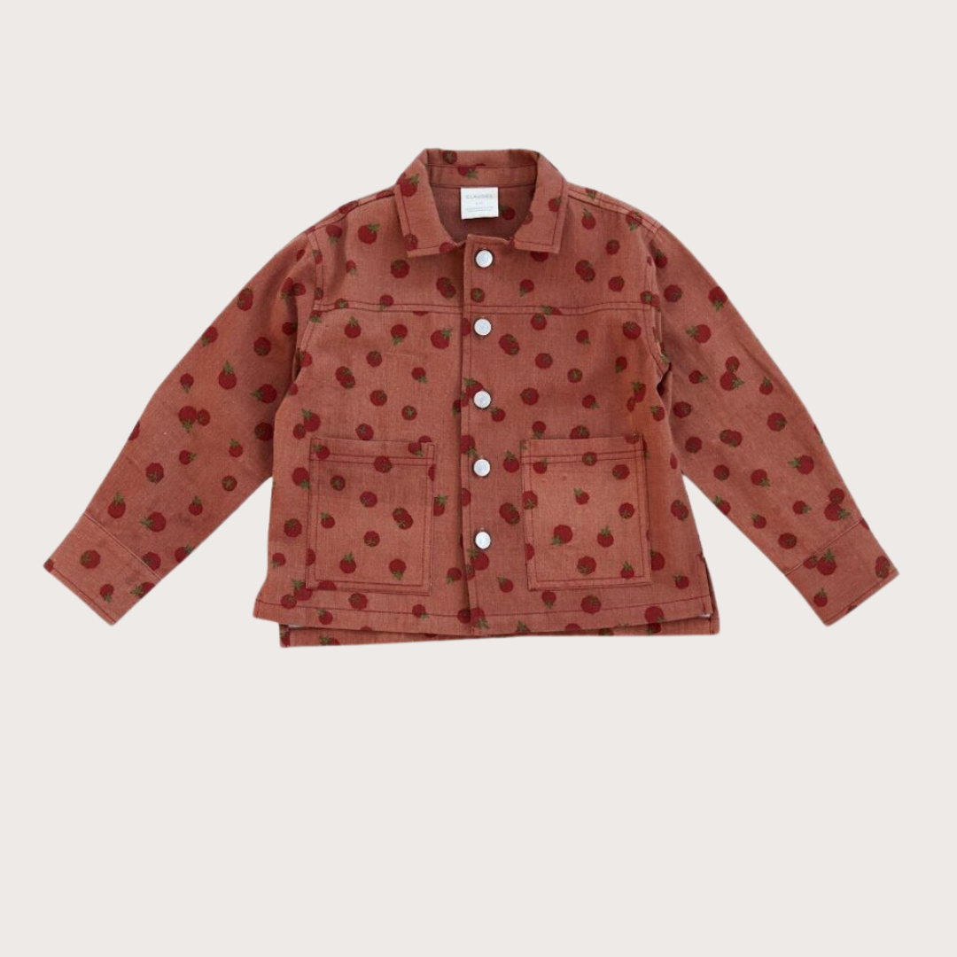 Claude & Co Red tomato print jacket