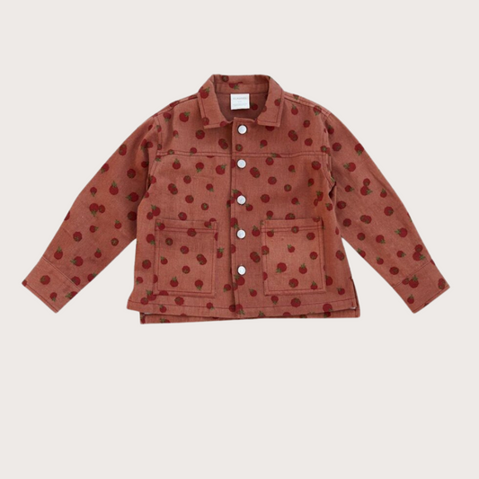 Claude & Co Red tomato print jacket