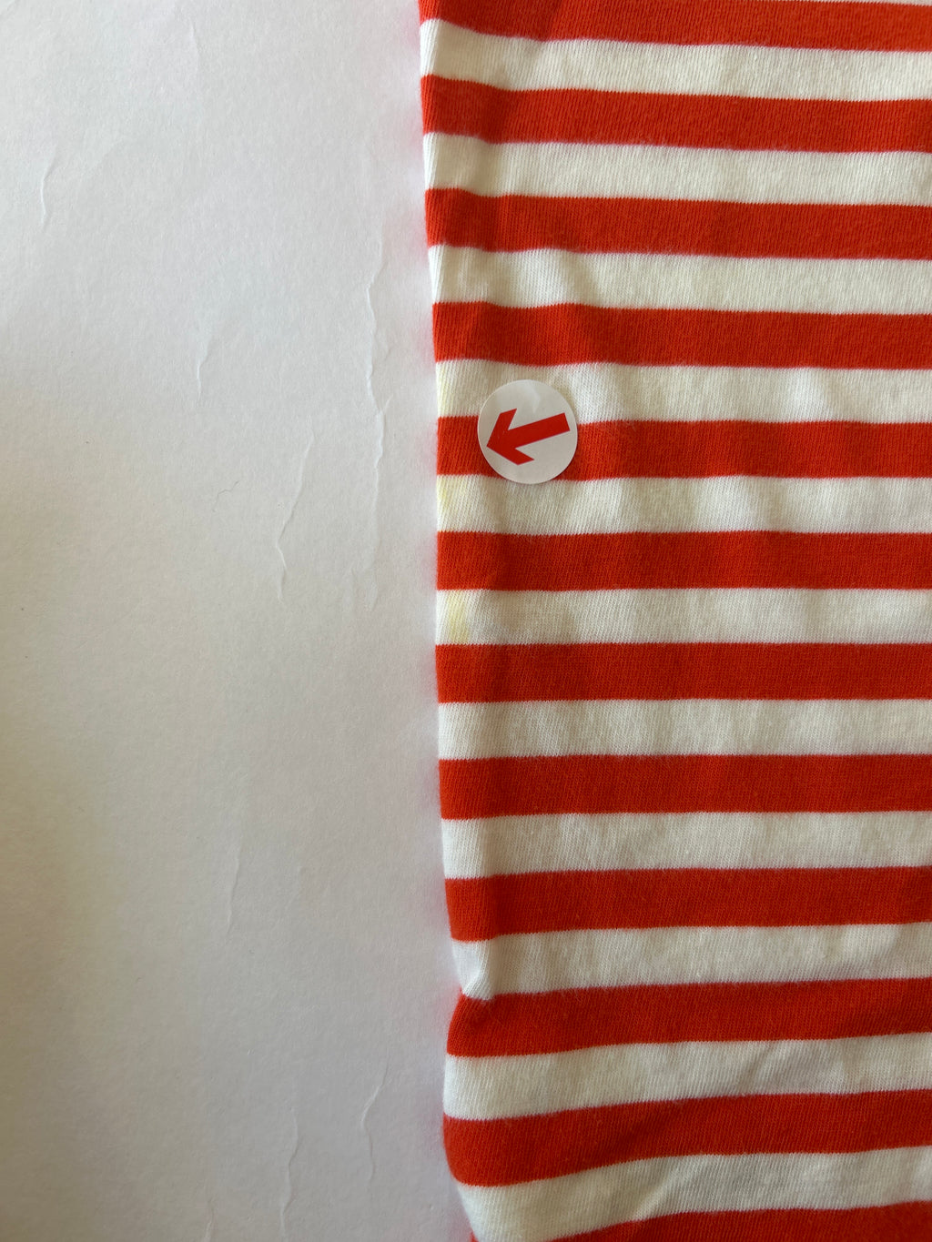 Wynken Red stripe bubble onesie
