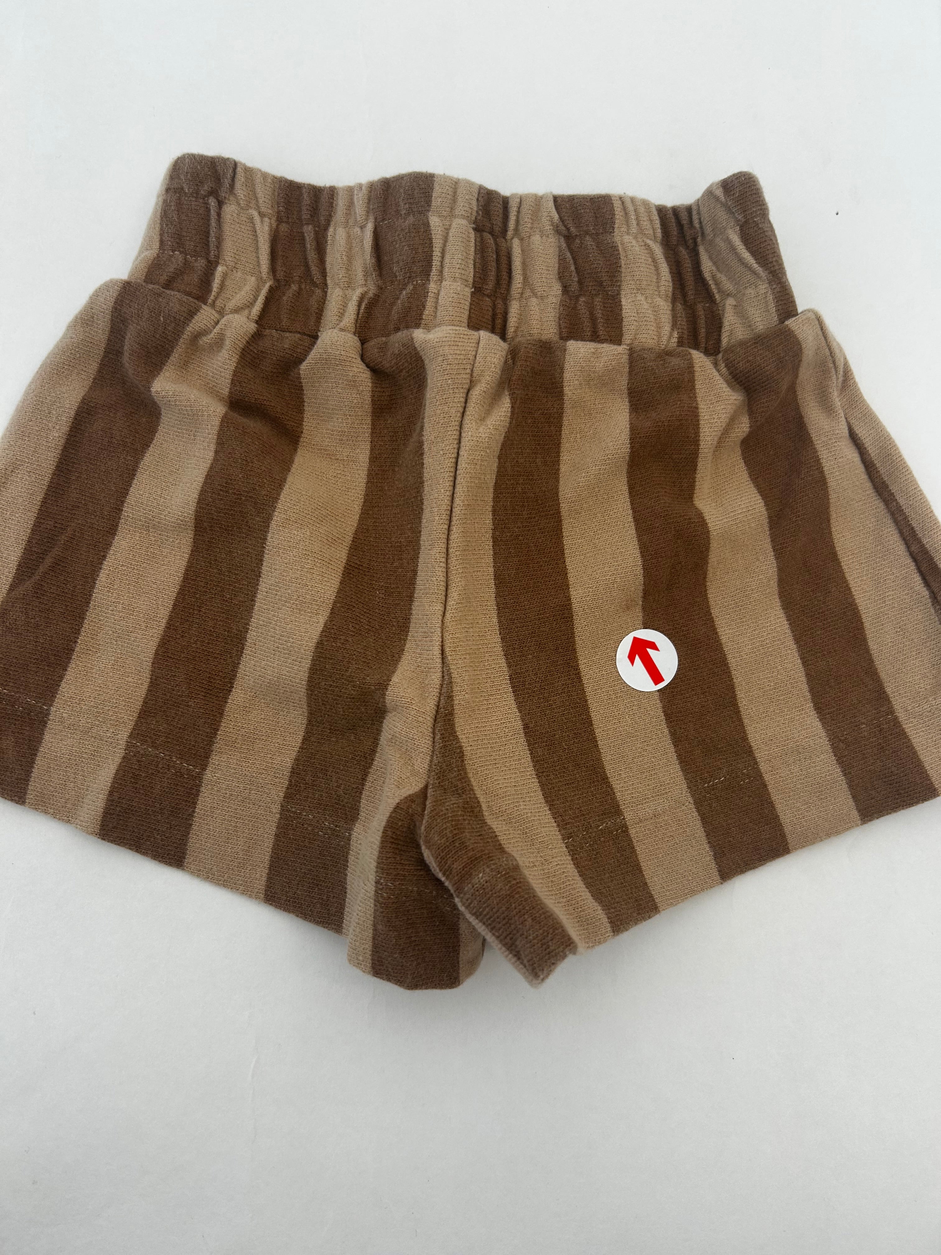 Claude & Co Brown stripe shorts