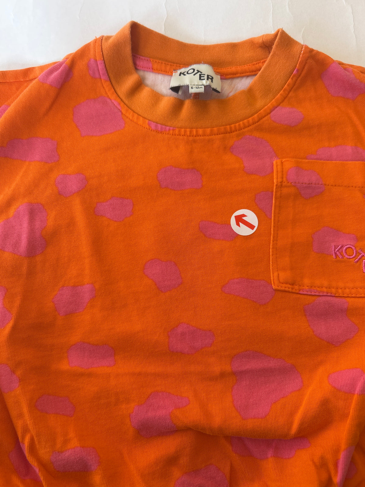 Studio Koter Orange dot short romper