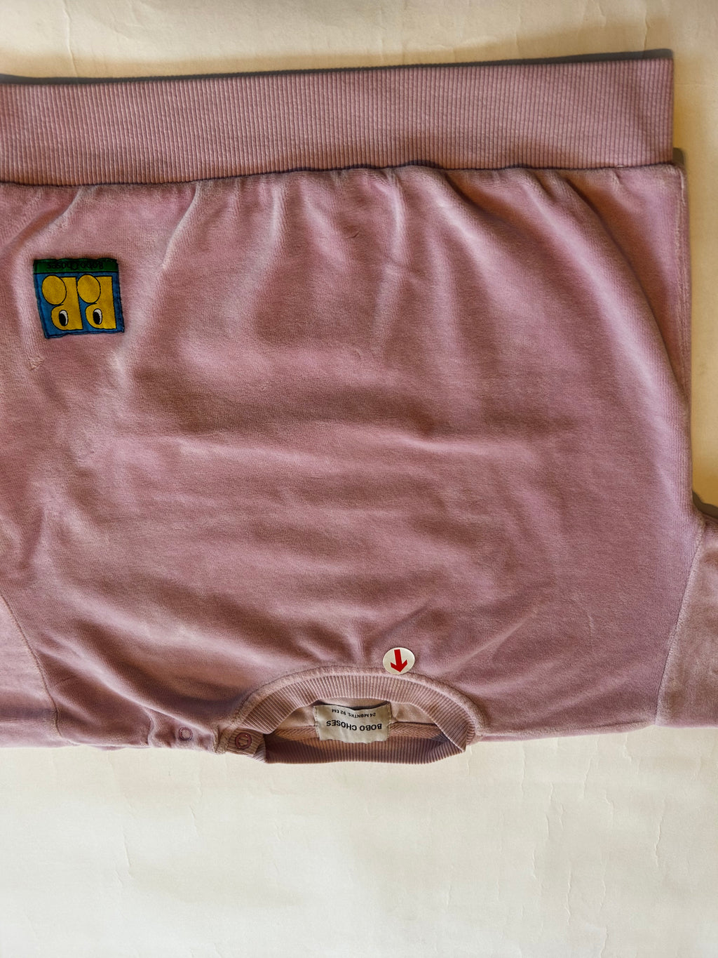 Bobo Choses Pink velvet Booo bo choses sweatshirt