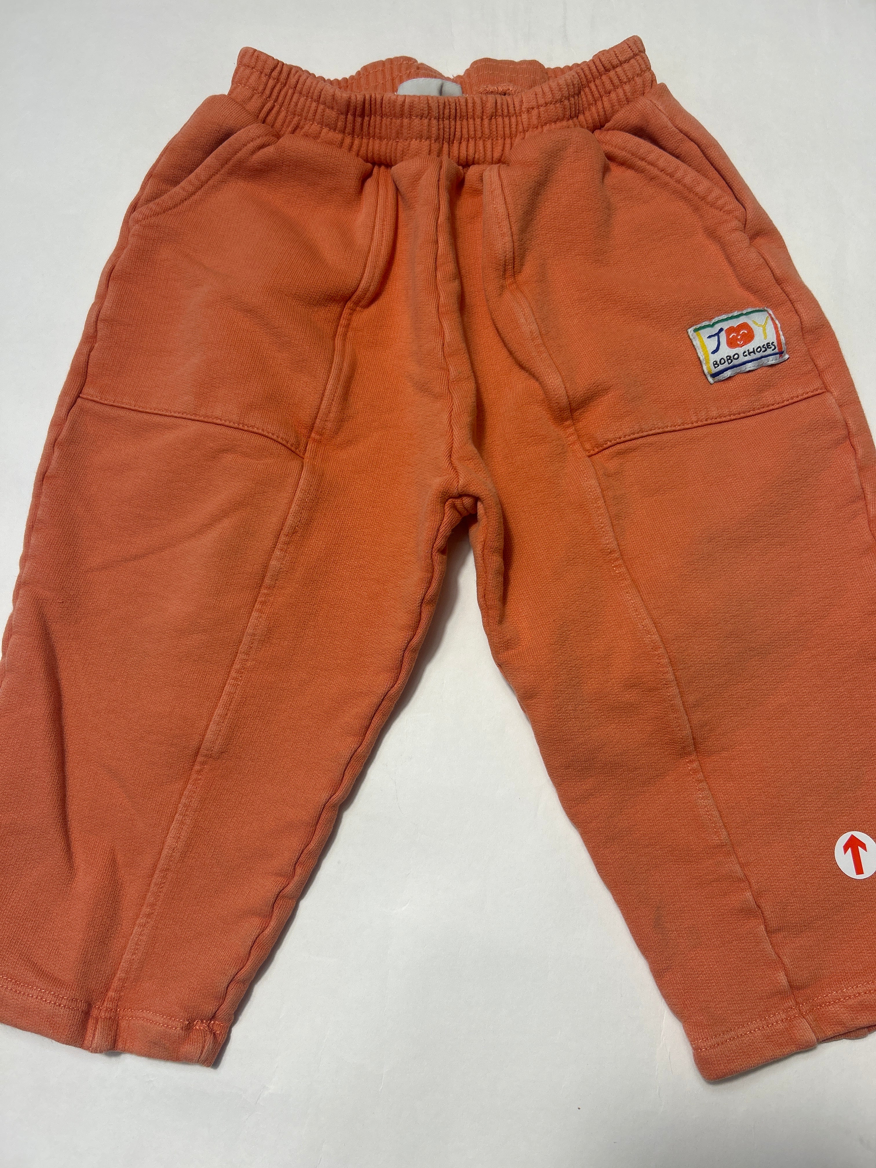 Bobo Choses Red smiling joggers