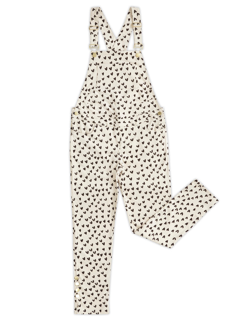 Sustainable || Handmade in the UK | Dungarees | Maternity and beyond | Heart | Love 
