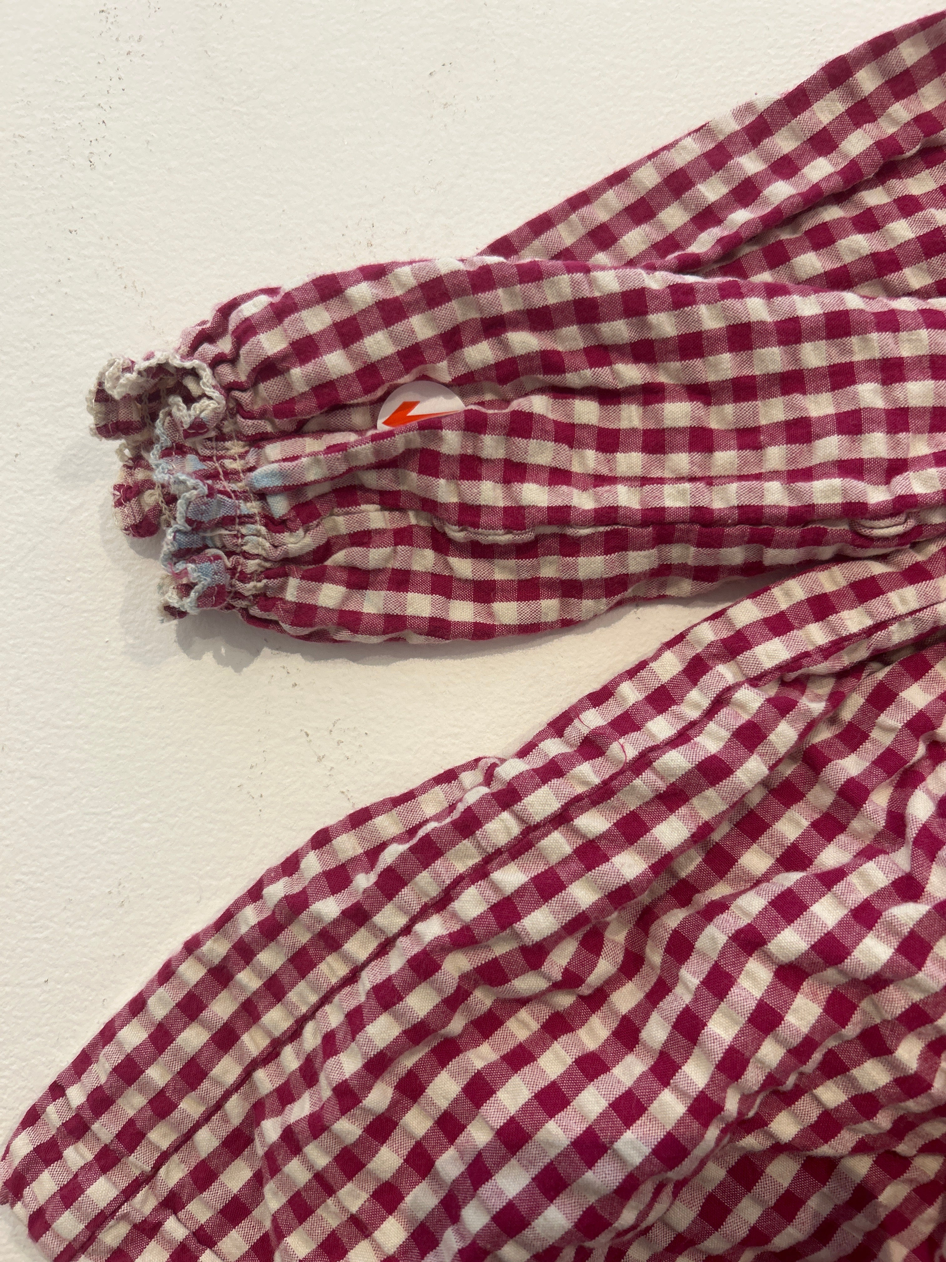 konges slÌüjd Red gingham frill front dress 2y