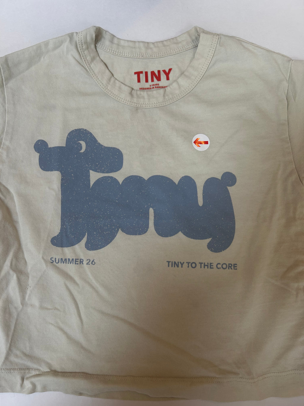 Tiny Cottons Yellow tiny dog graphic tee