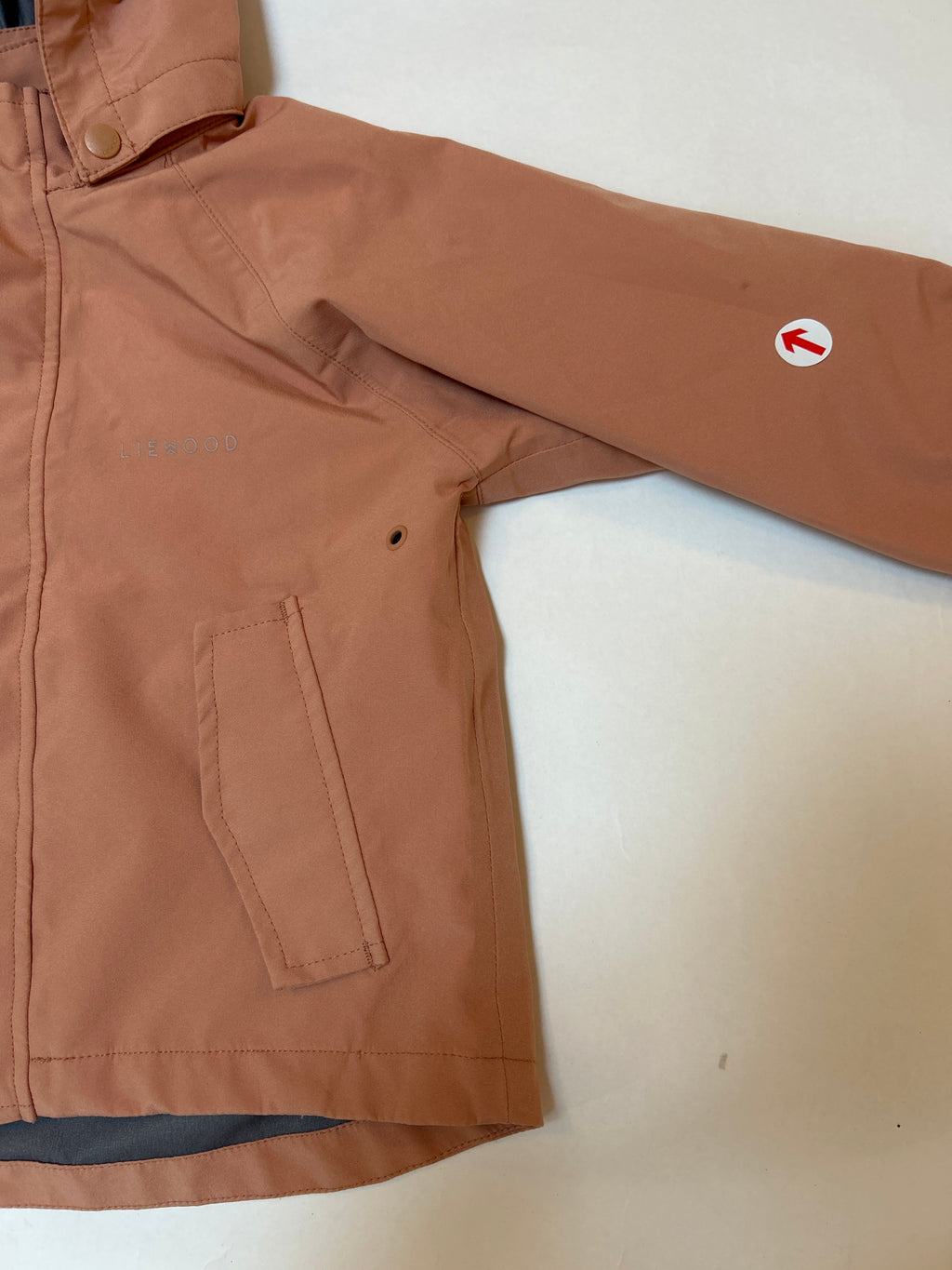 Liewood Pink waterproof rain jacket