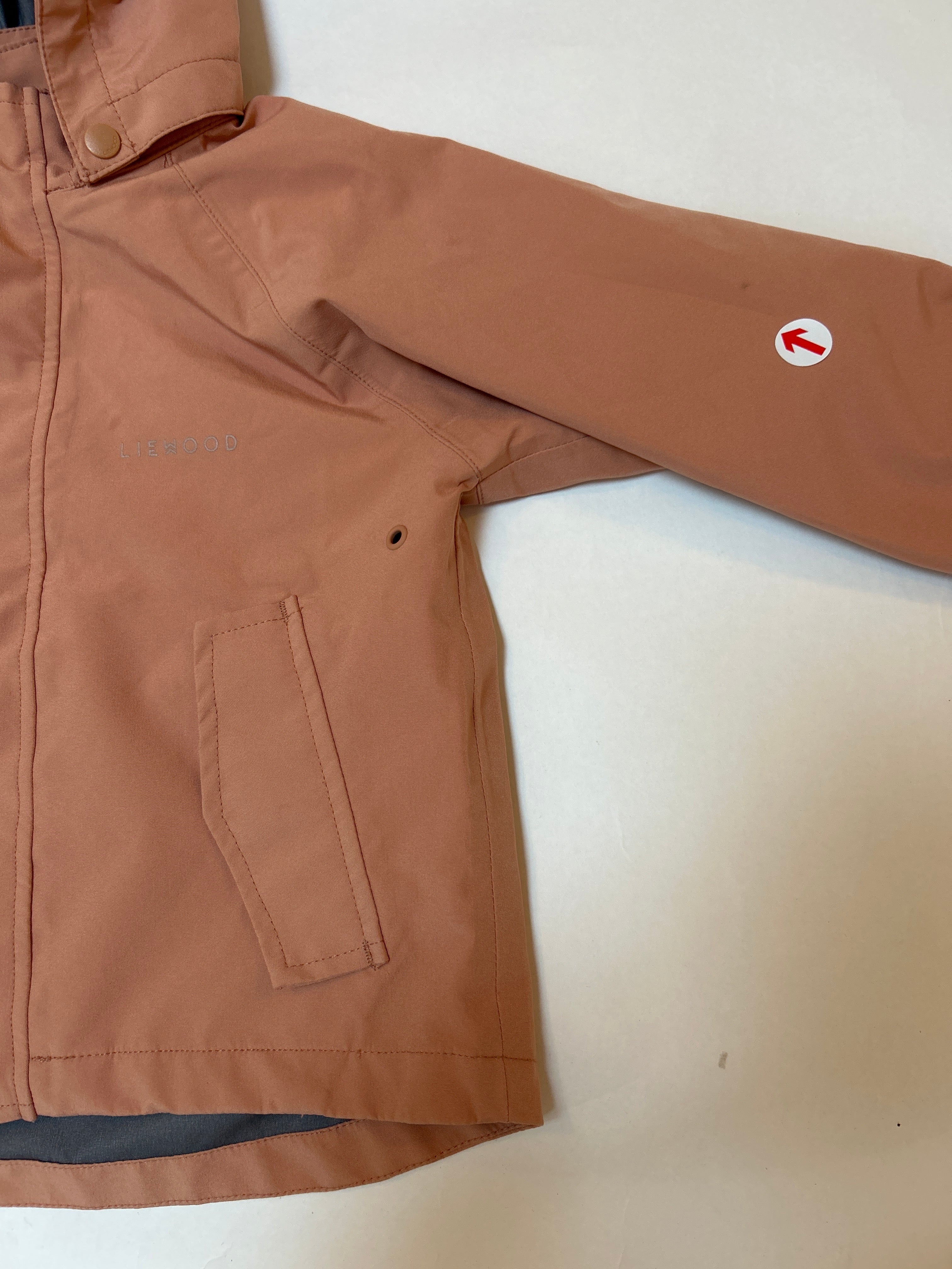 Liewood Pink waterproof rain jacket