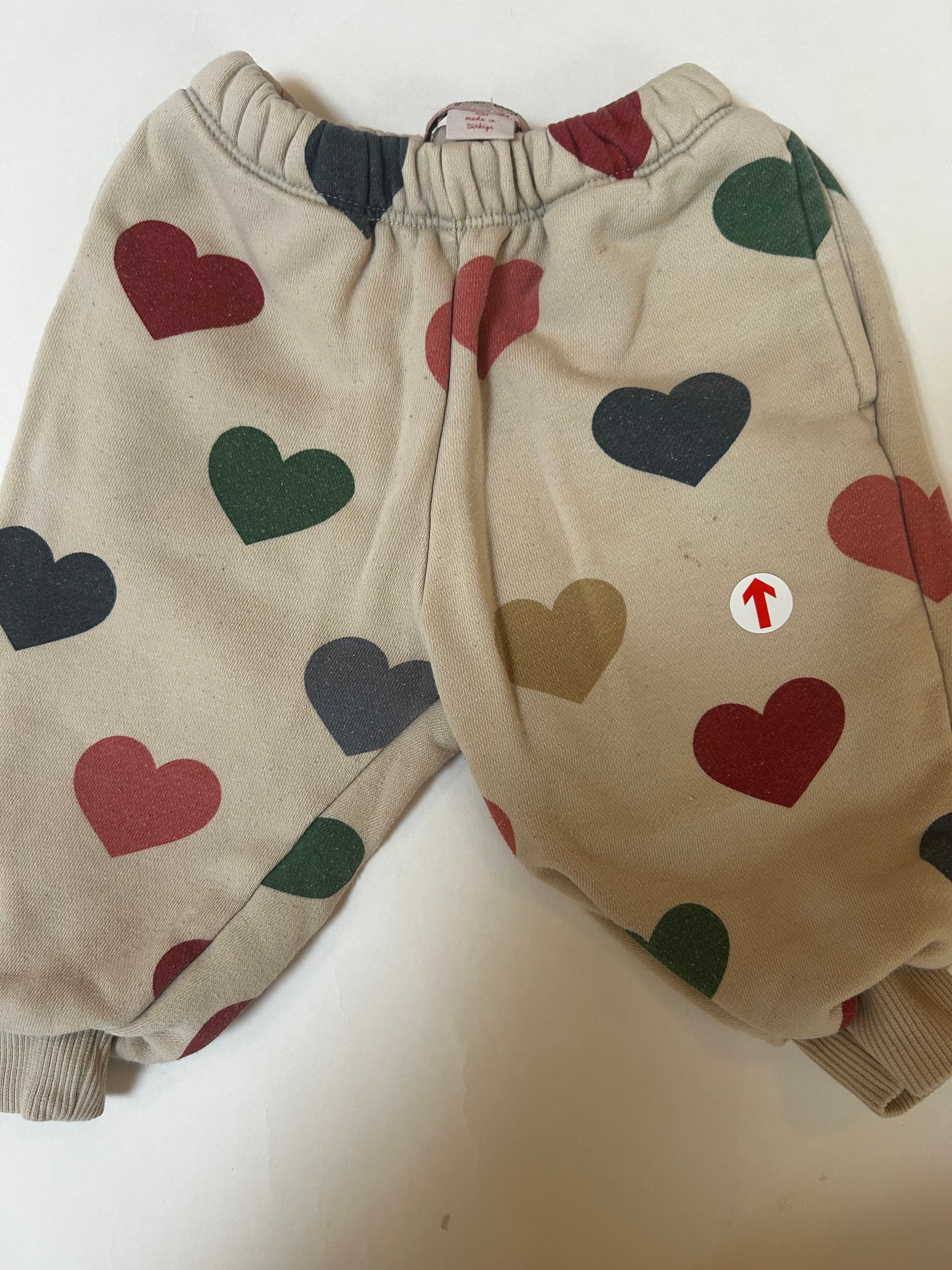 Konges Slojd Pink heart print sweatpants