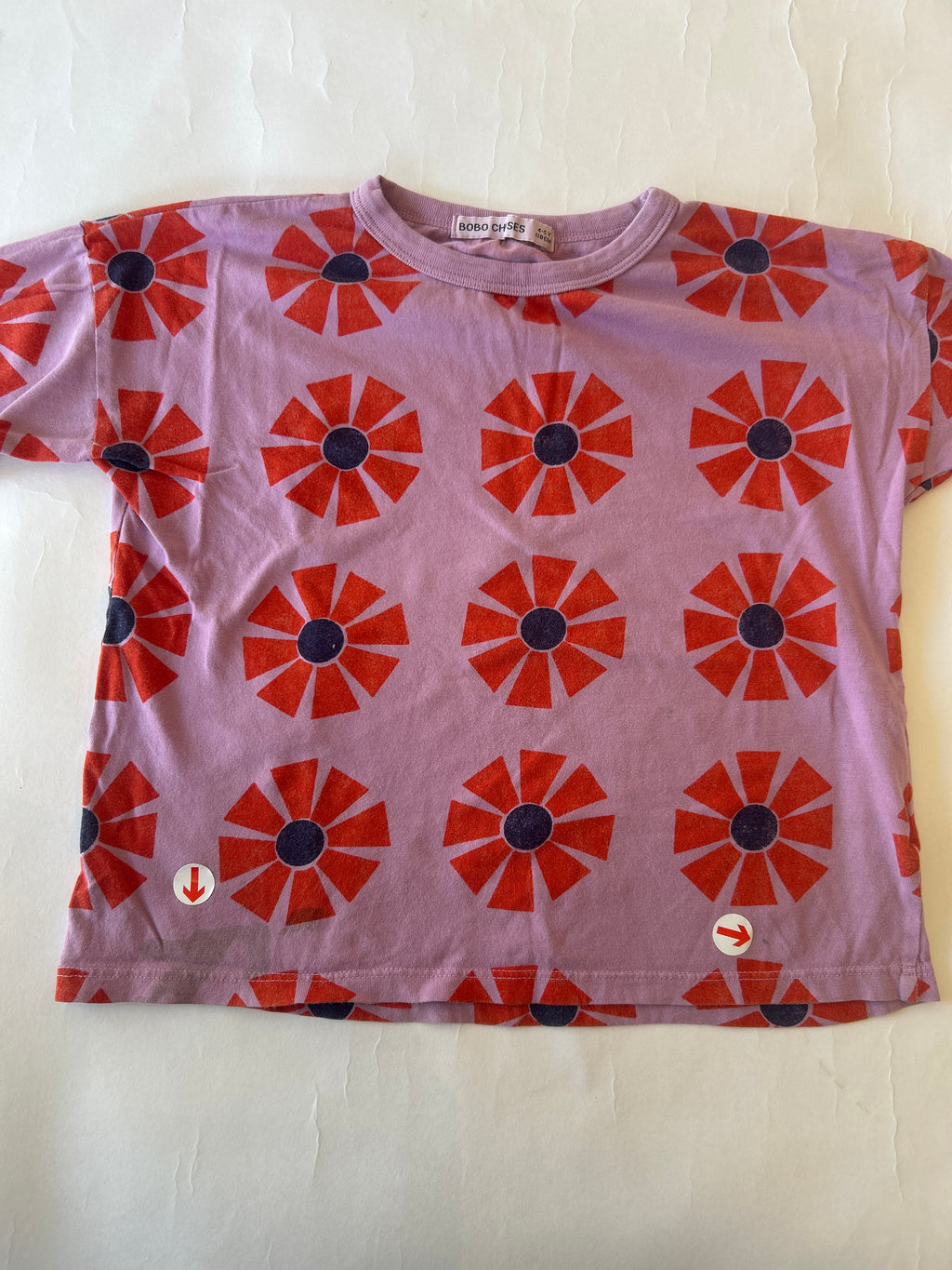 Bobo Choses Pink kaleidoscope long sleeve t-shirt