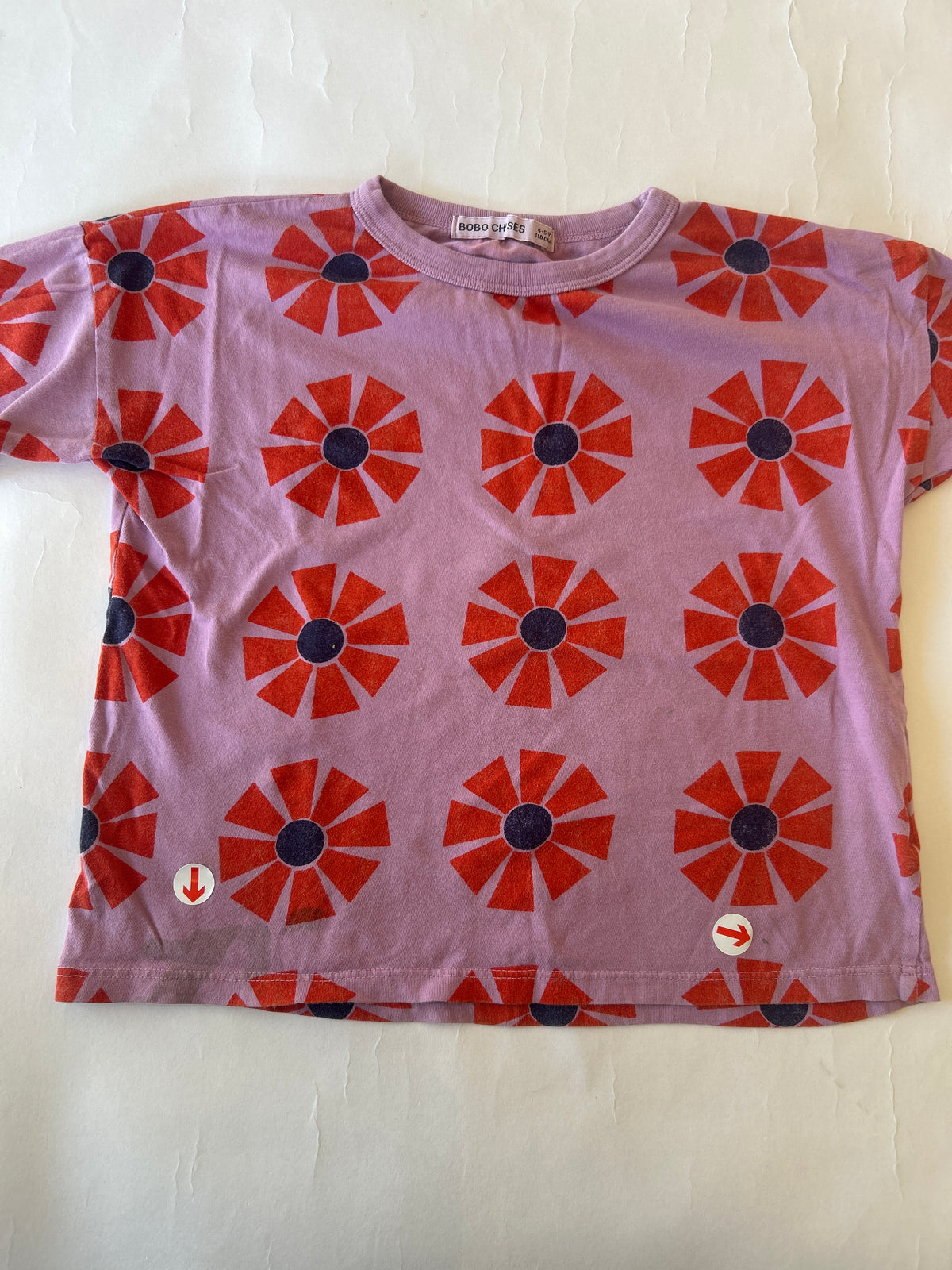 Bobo Choses Pink kaleidoscope long sleeve t-shirt