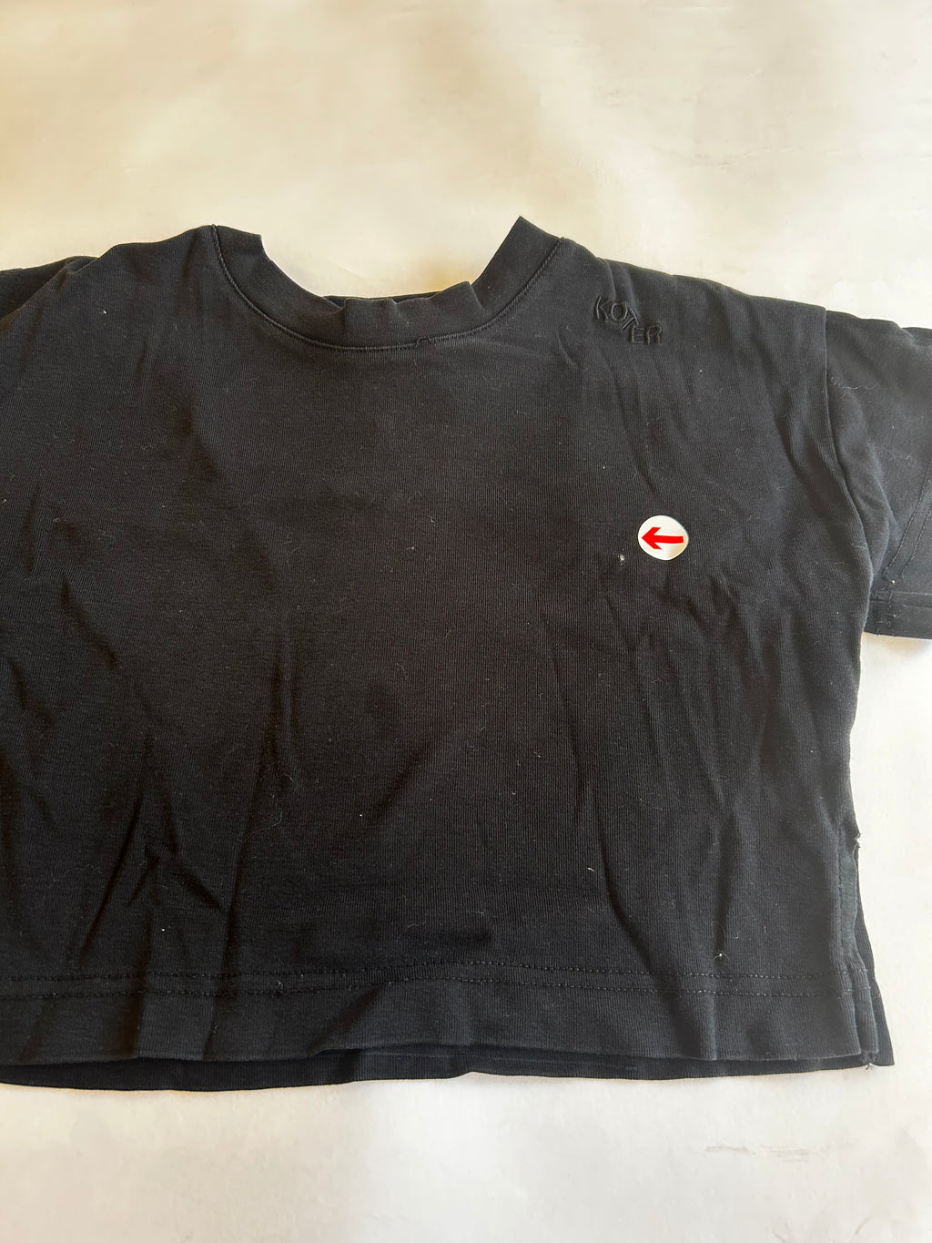 Studio Koter Rory black oversized t-shirt
