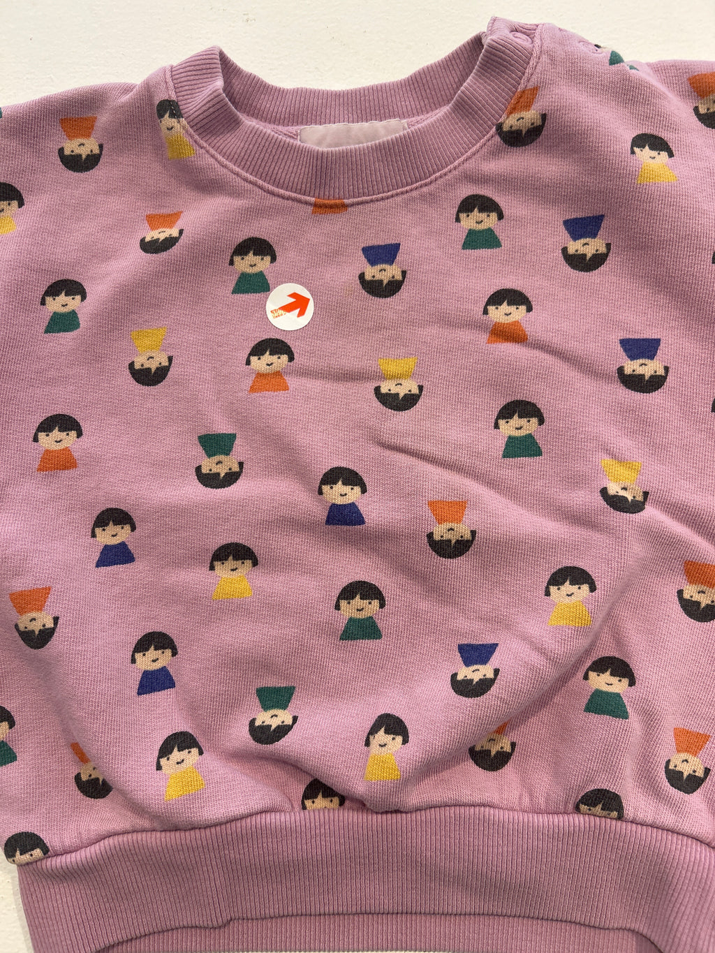 bobo choses Lilac game pawns sweatshirt 18M