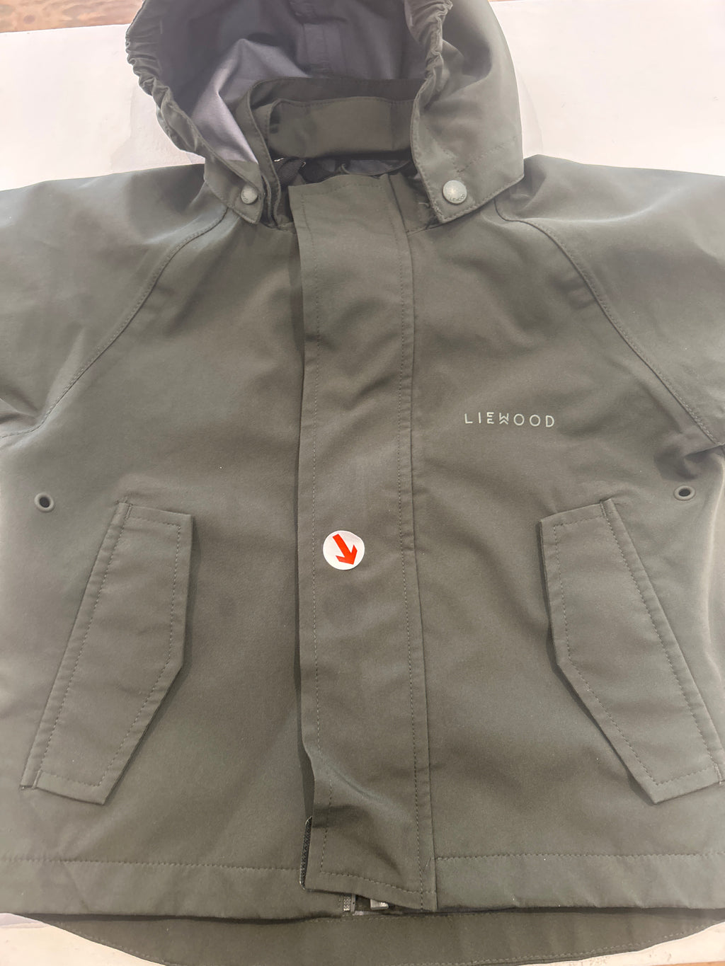 Liewood Forest green bear raincoat