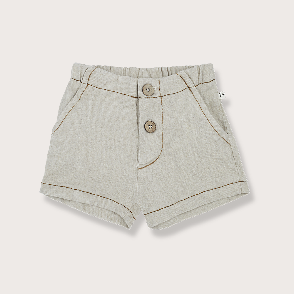 One in the Family Ecru stitch shorts - BRAND NEW