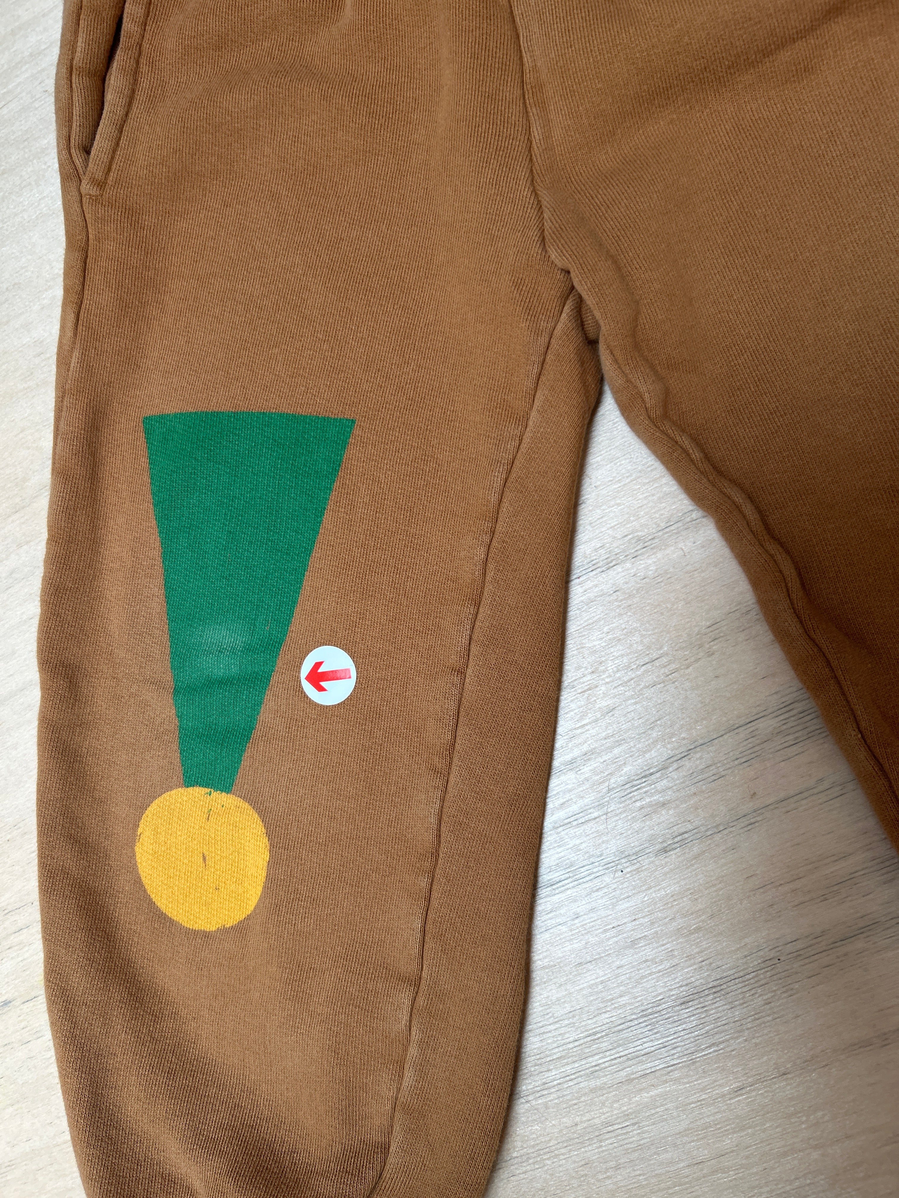 Bobo Choses Brown chess pawn joggers