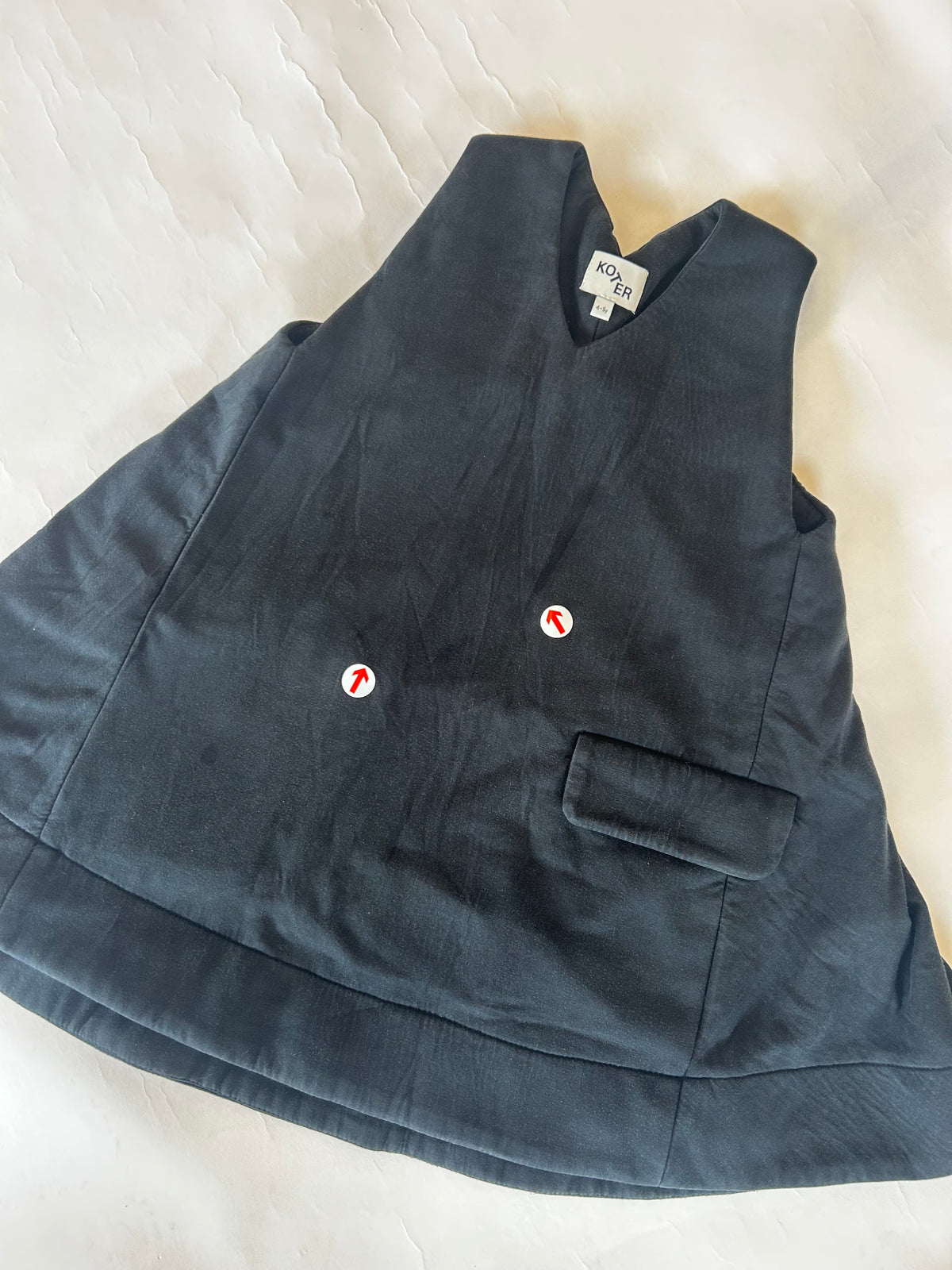 Avery black scuba a-line dress