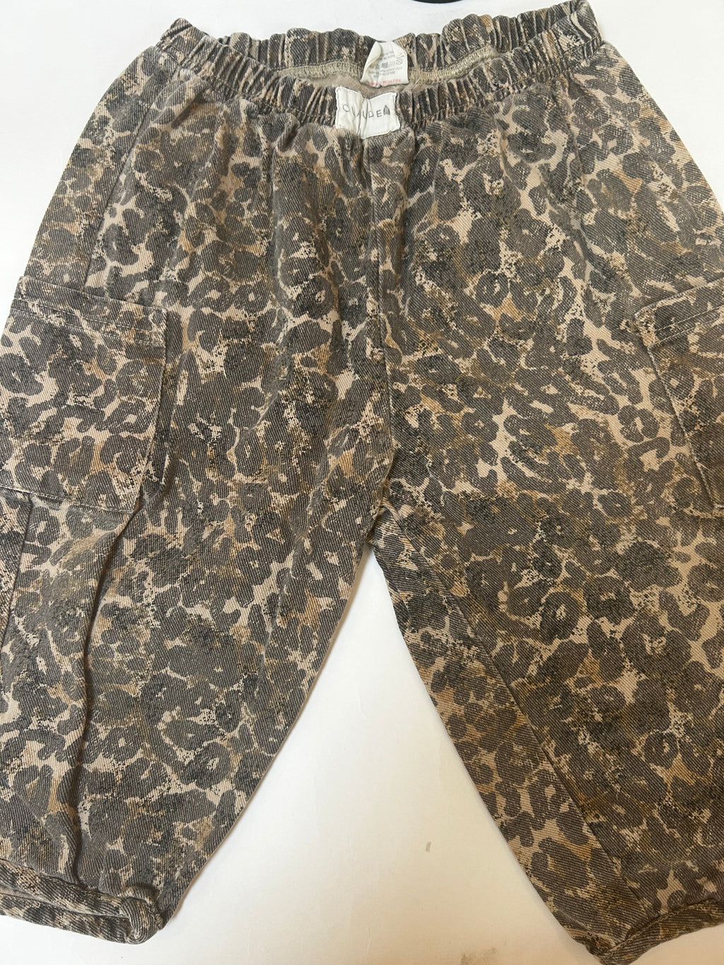 Claude & Co Leopard print wide leg trousers