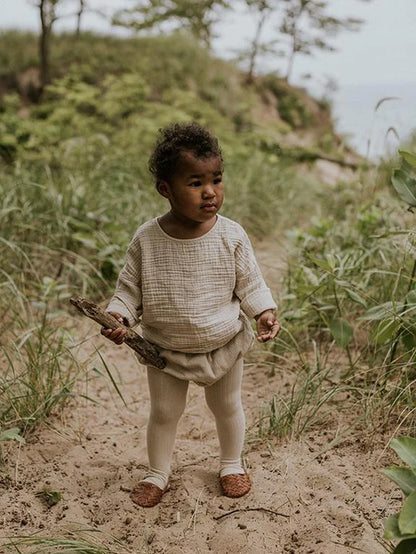 The Simple Folk Cream corduroy bloomer