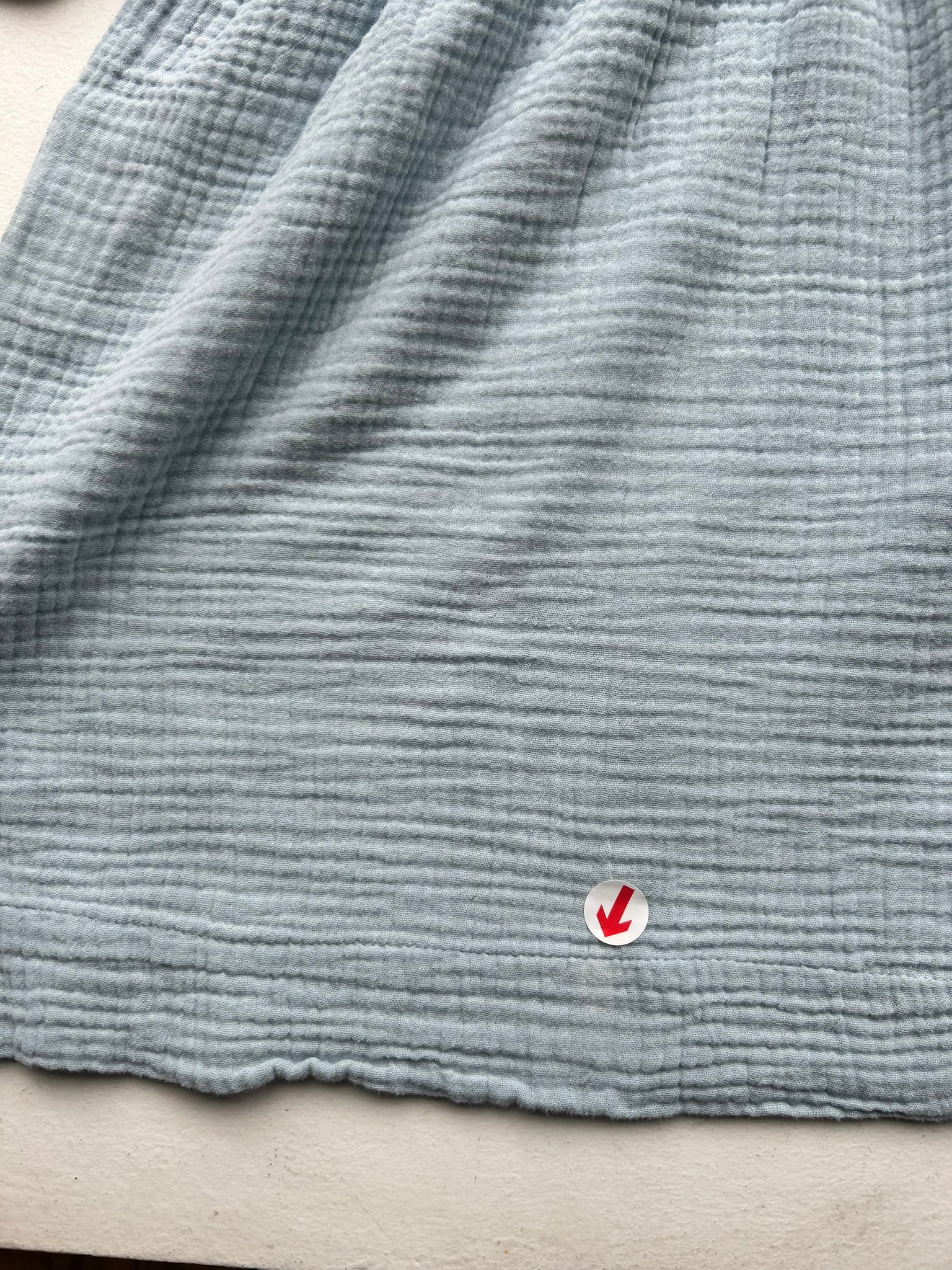 Cacane Light blue seersucker dress