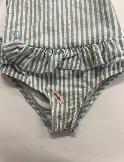 Liewood Sille blue stripe seersucker swimsuit