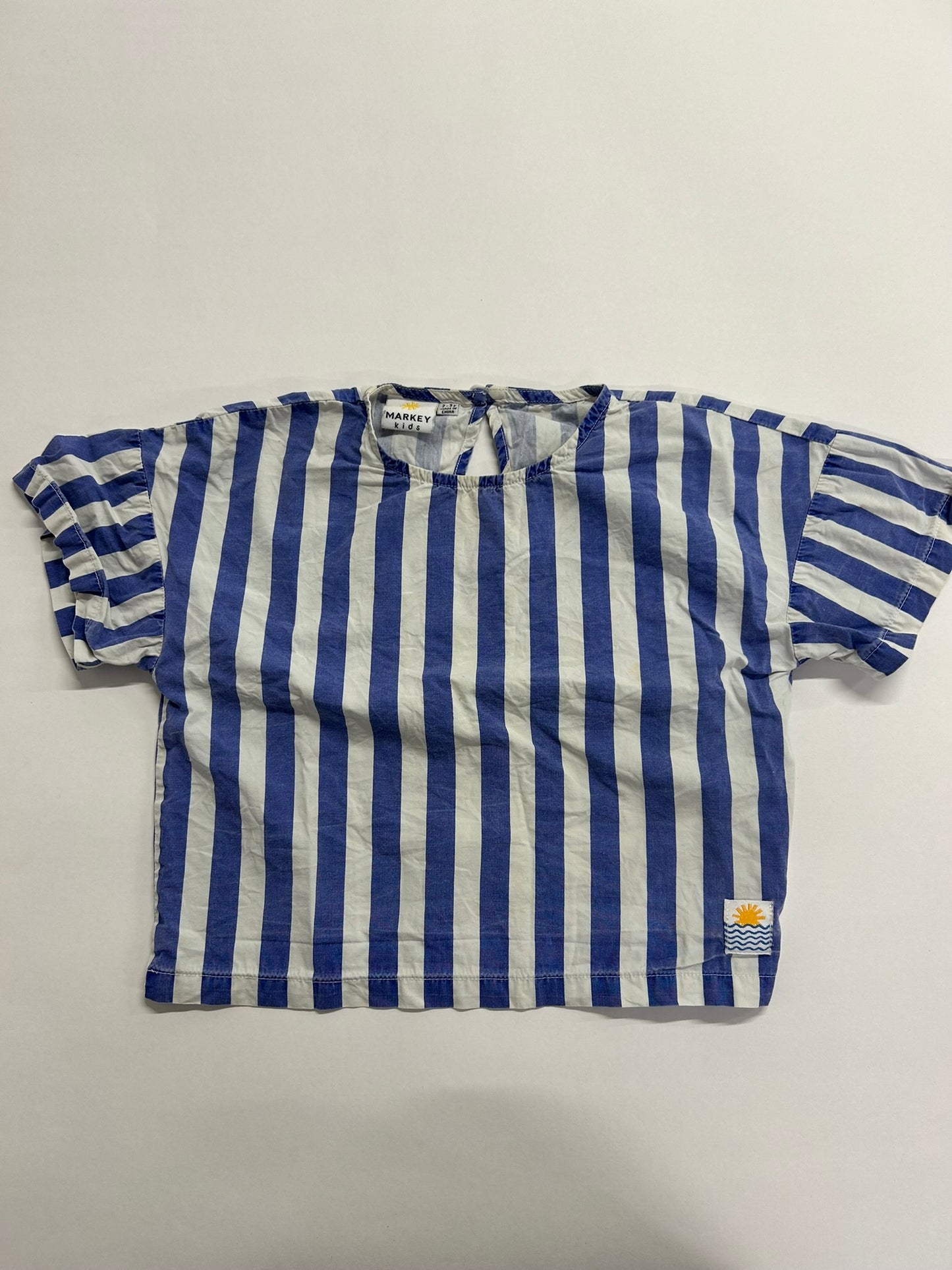 LF Markey Blue Stripe cotton t-shirt