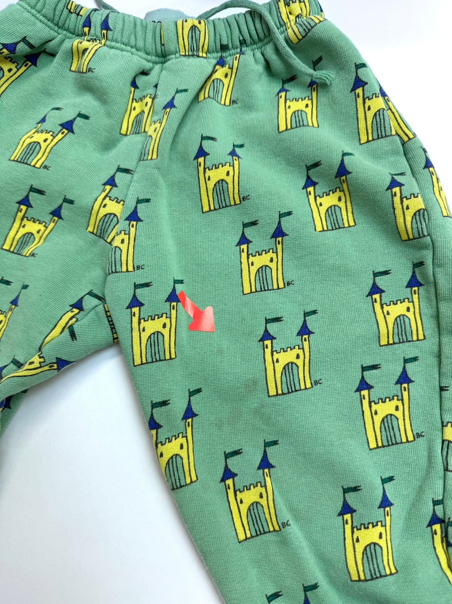 Bobo Choses Green faraway castle joggers