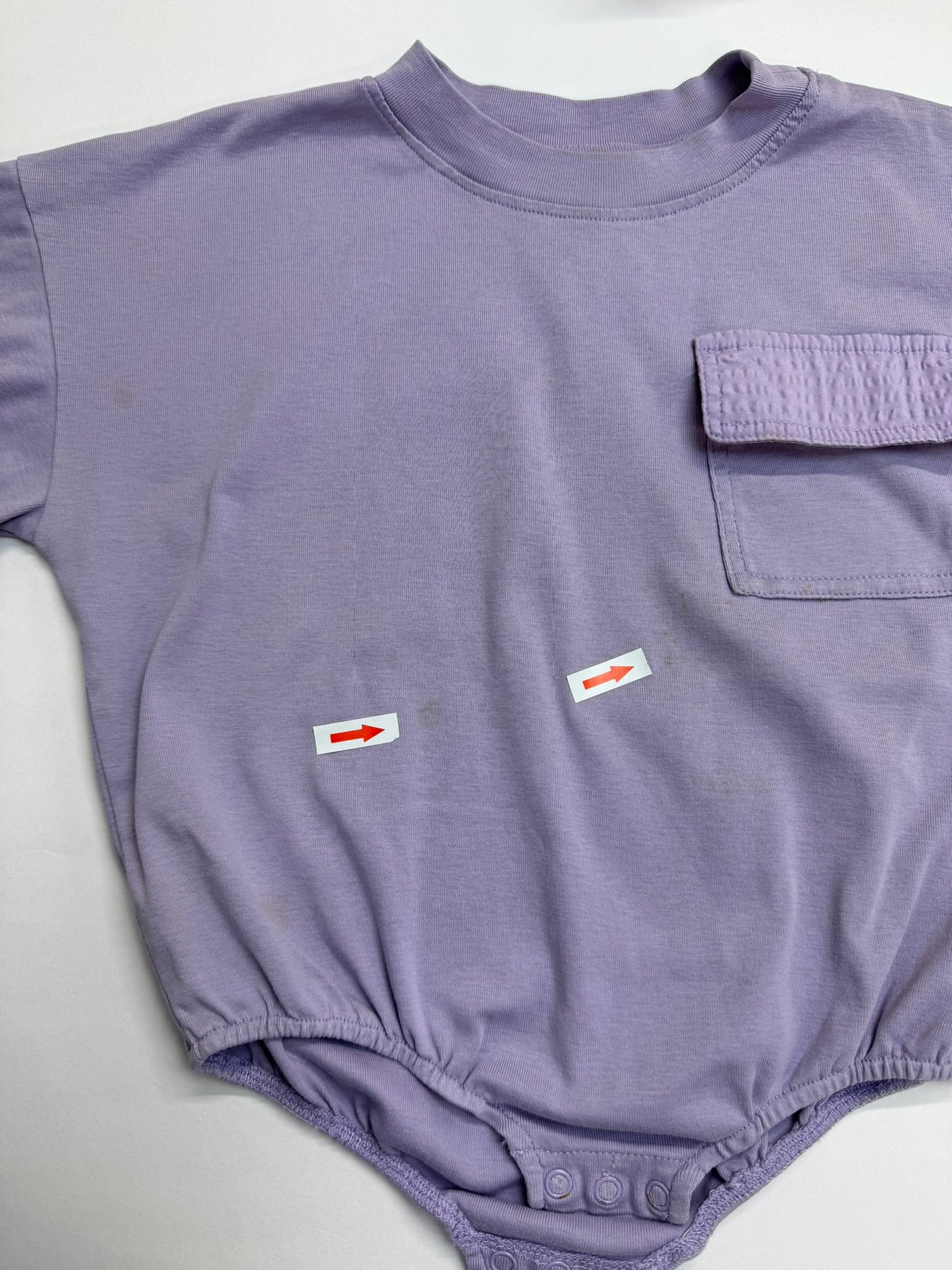 Studio Koter Lilac oversized jersey t-shirt romper