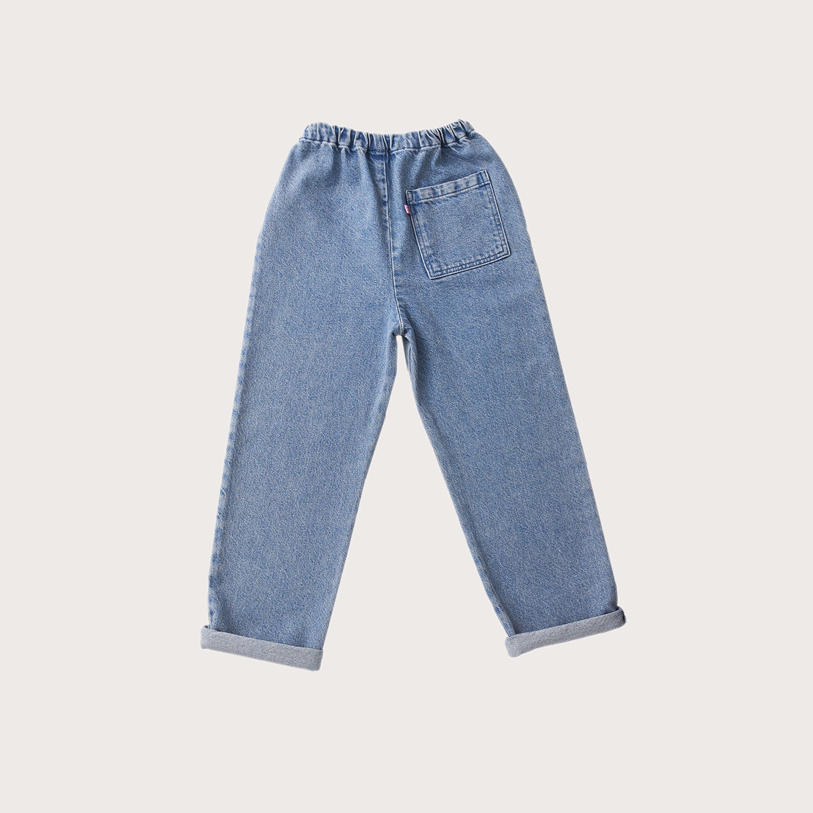 P Denim Light blue Tapered leg jeans