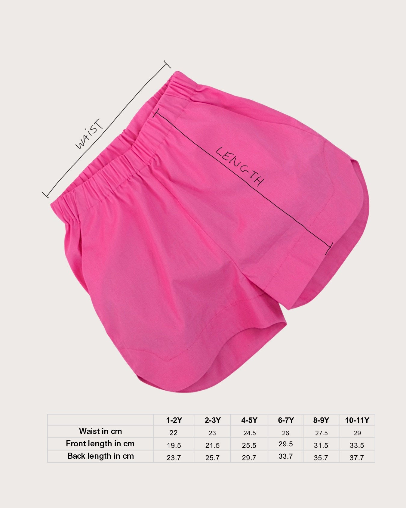 Studio Koter Kito Pink Curved Hem Shorts - Brand New