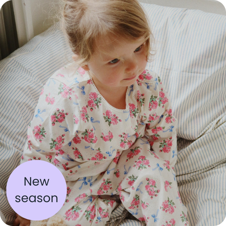 18 - 24  Konges Sloejd Bella Rosita Floral Pyjama Top + BOTTOMS