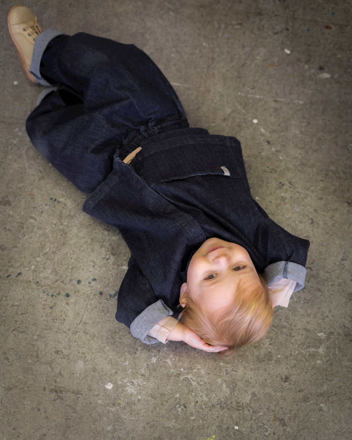 Bonnie & the gang Indigo denim worker shirt