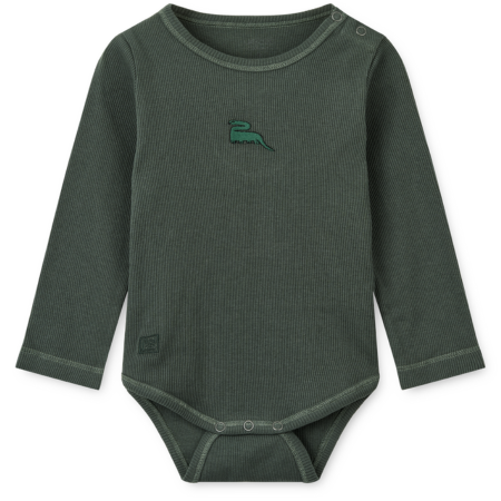 Forest green ribbed bodysuit