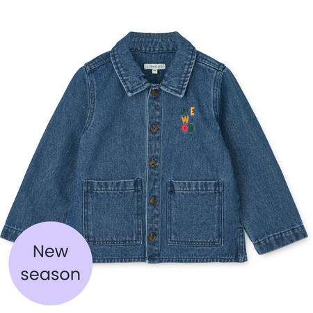 Liewood Denim embroiderd overshirt