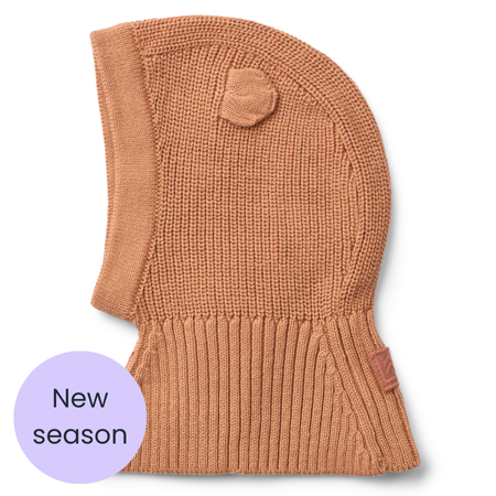 Pink bear ear balaclava