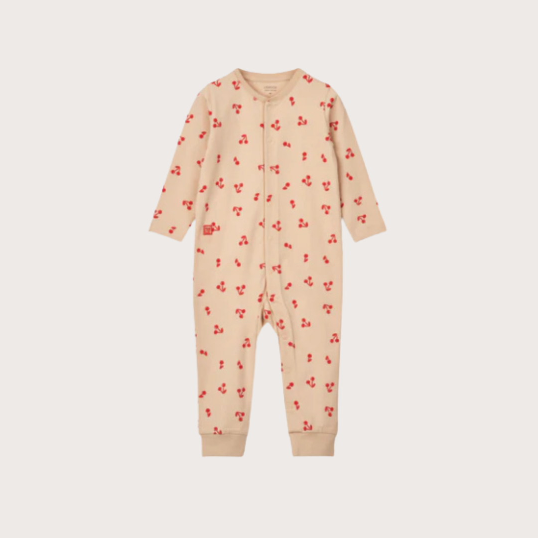 LIEWOOD Pink cherries sleepsuit